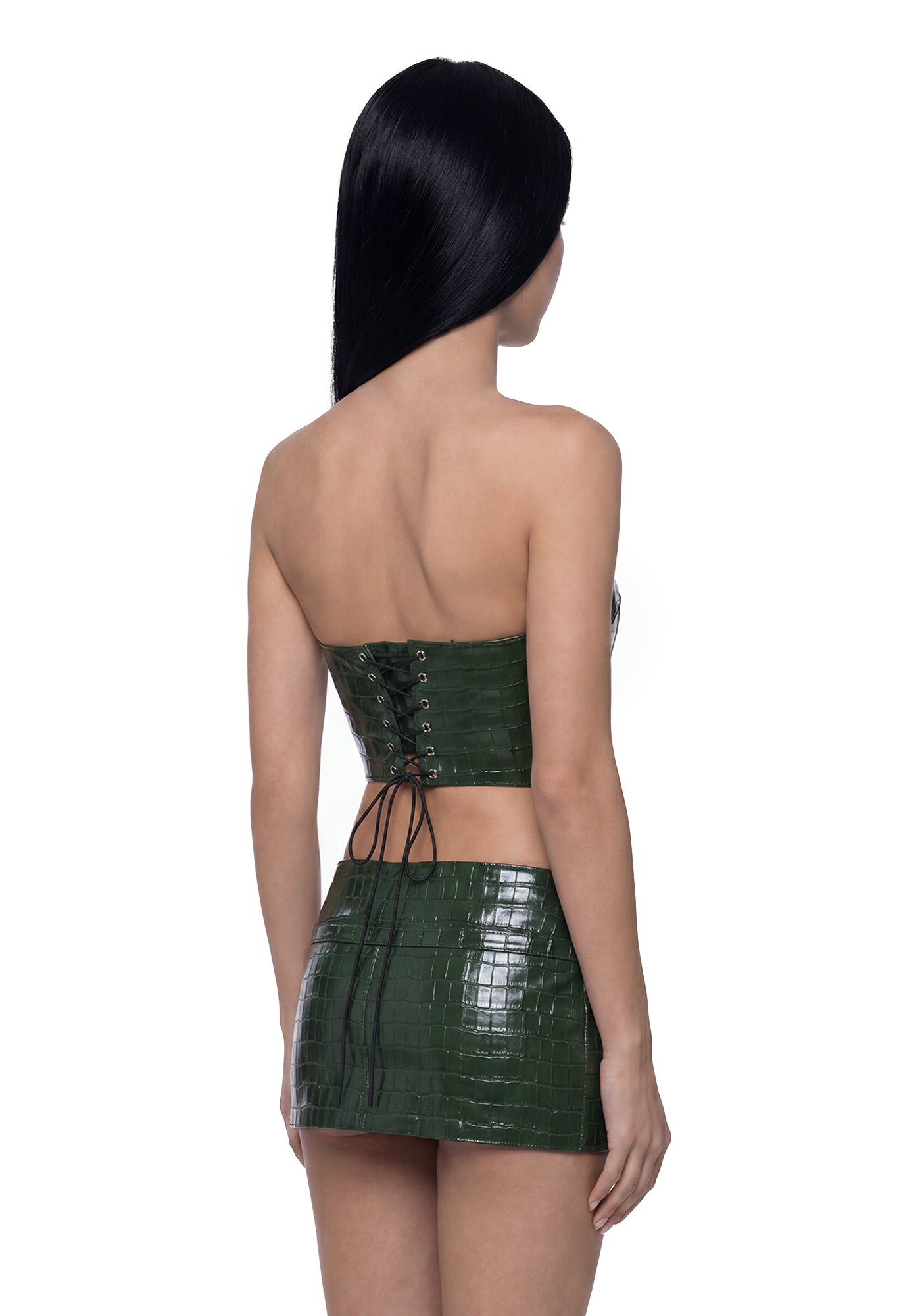 Heiress Handbag Corset - Green