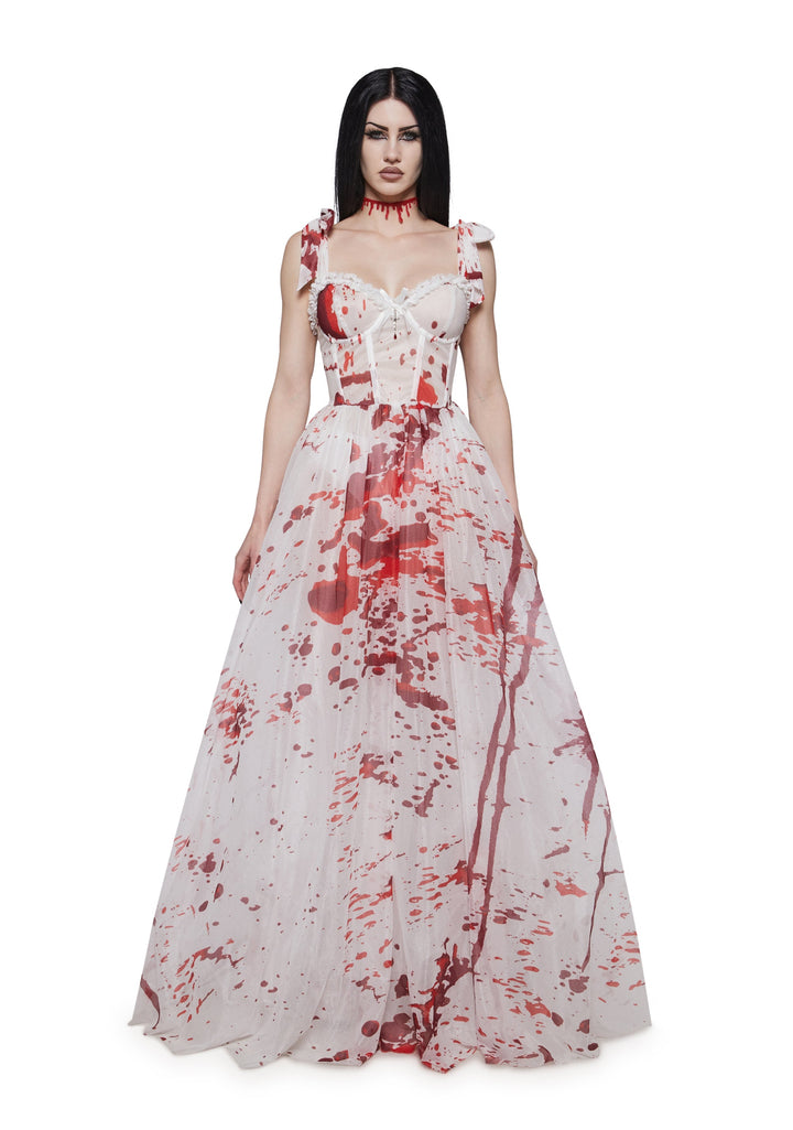 Dance with Death Maxi Dress - Scream Queen