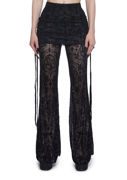 Victorian Goth Mesh Pants