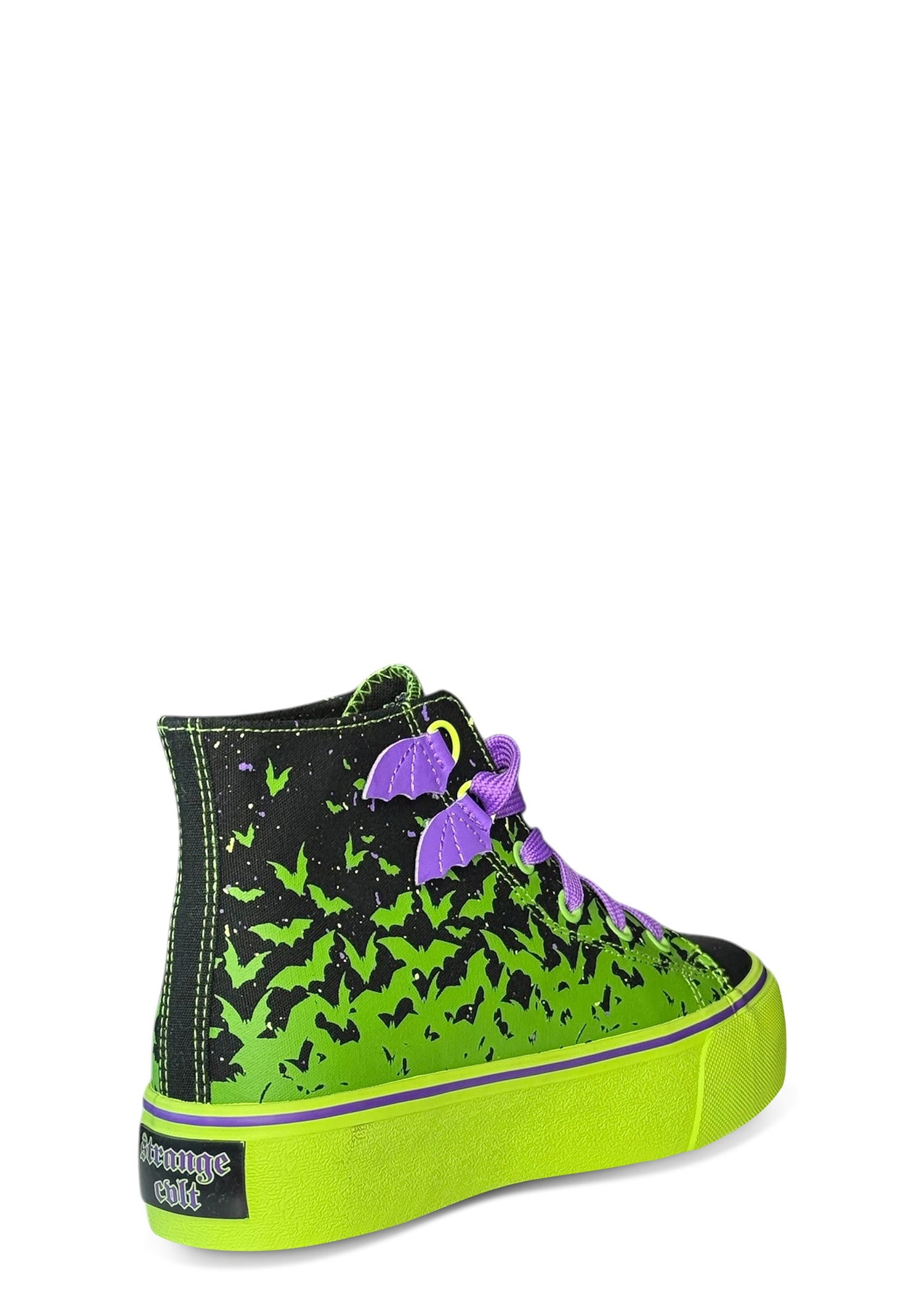 HXC Bat Wing High Top Sneaker - Green