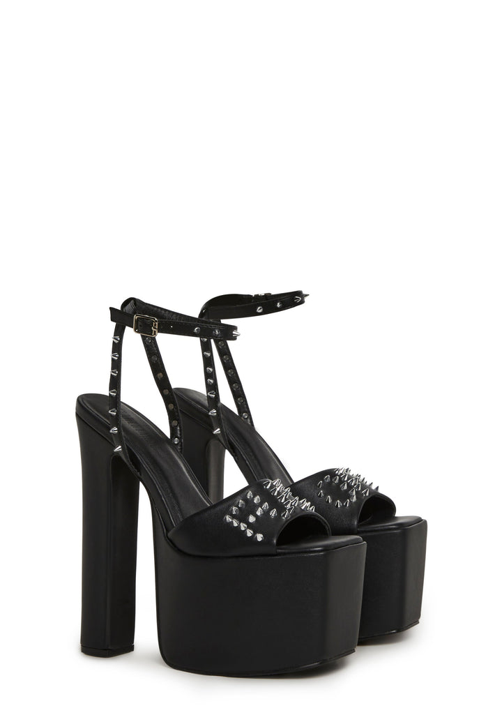 Bye Now Platform Sandals