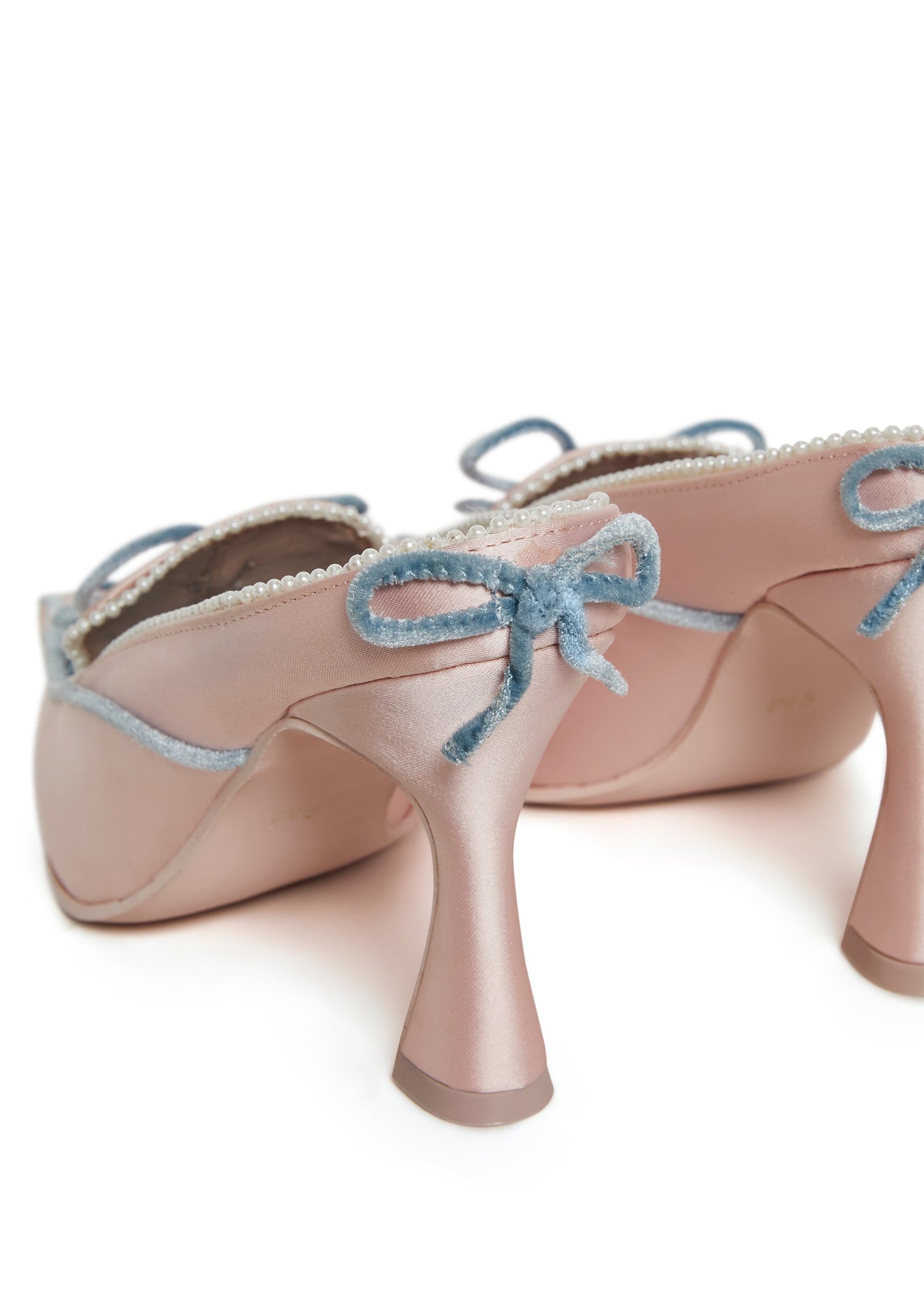 Victorian Mule Pointed Heels