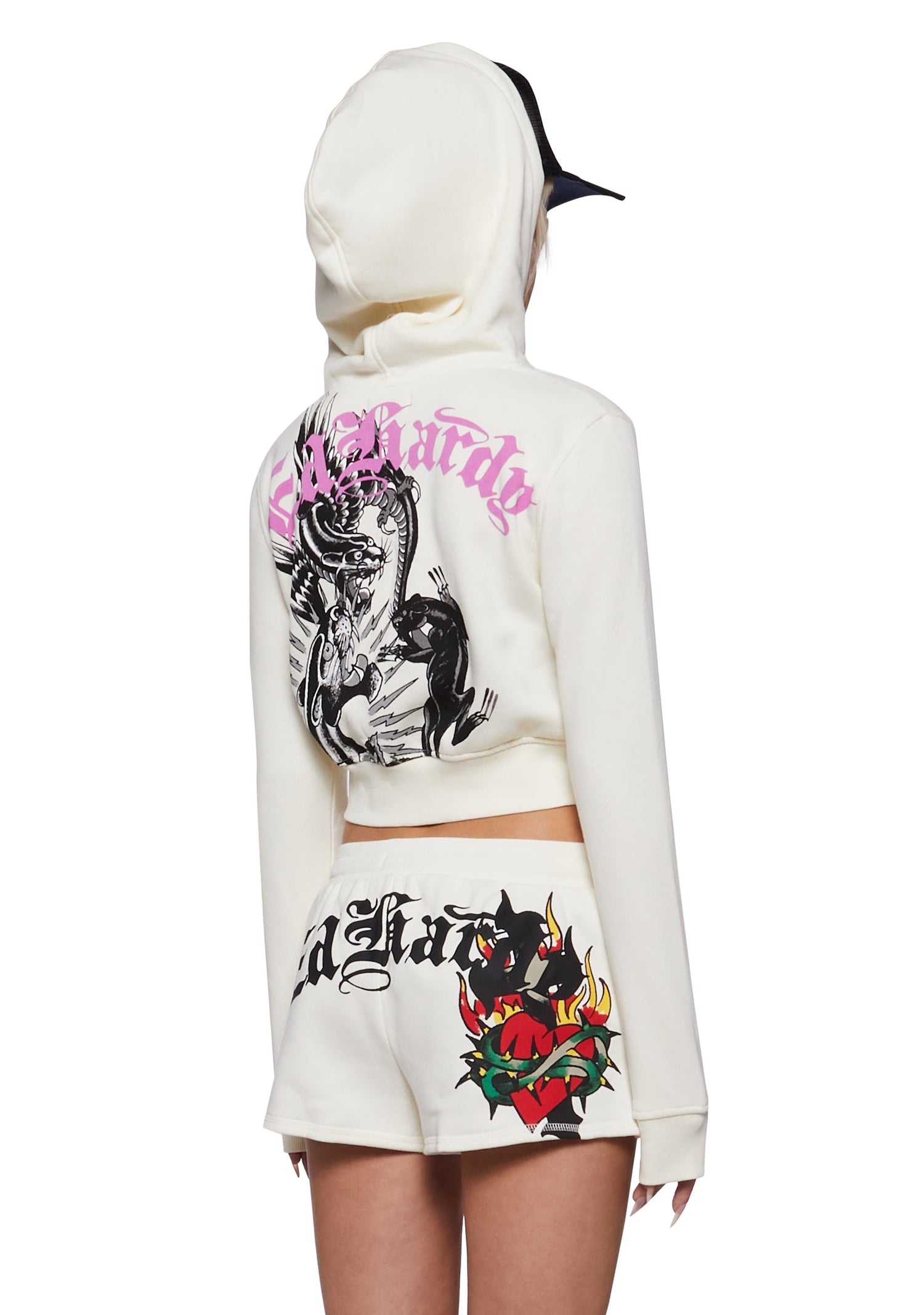 3 Panthers Zip Front Hoodie
