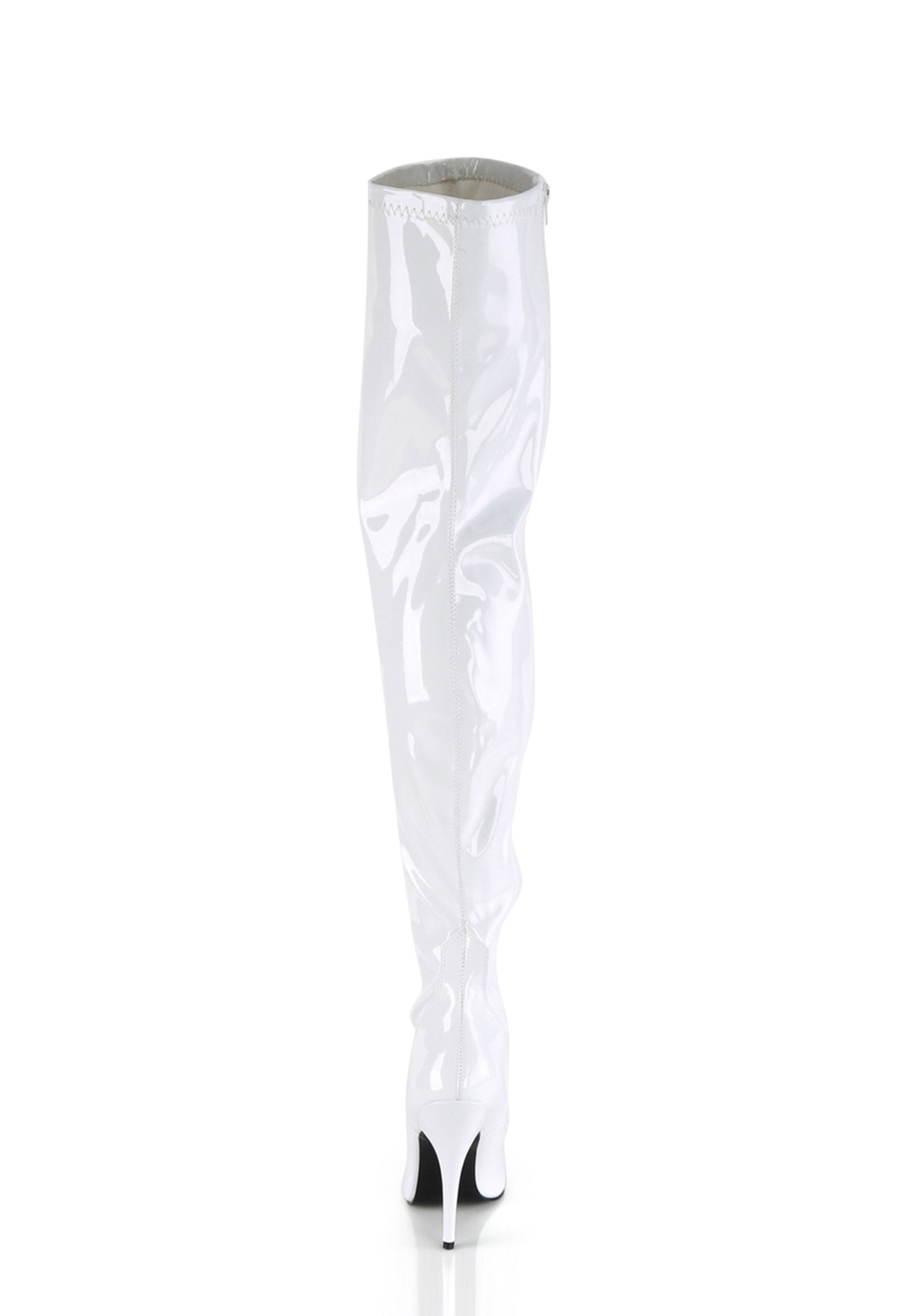 Seduce-3000 Thigh High Boots-White