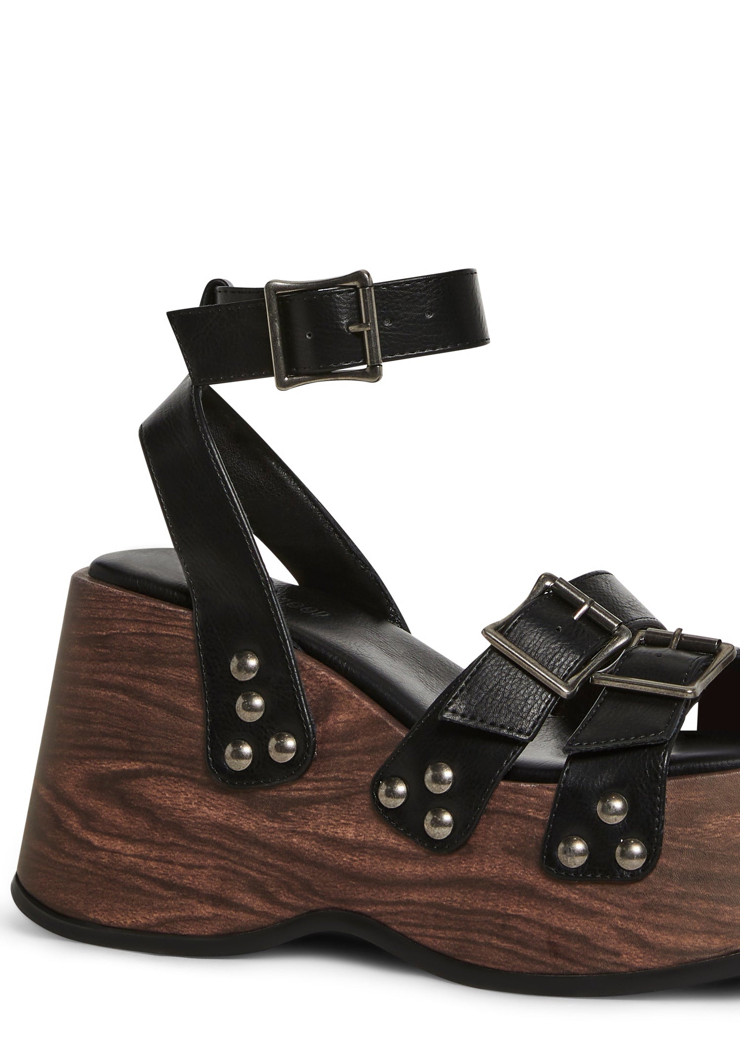 Summer Moves Platform Wedges - Black