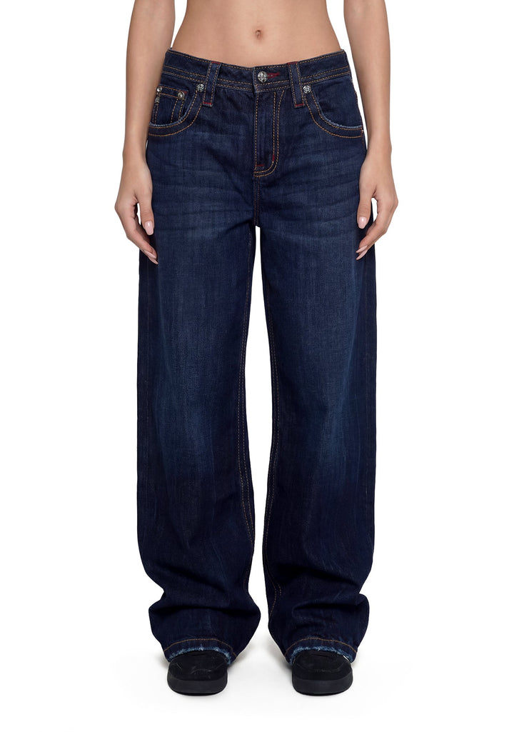 Bellanie Baggy Wide Leg - Indigo