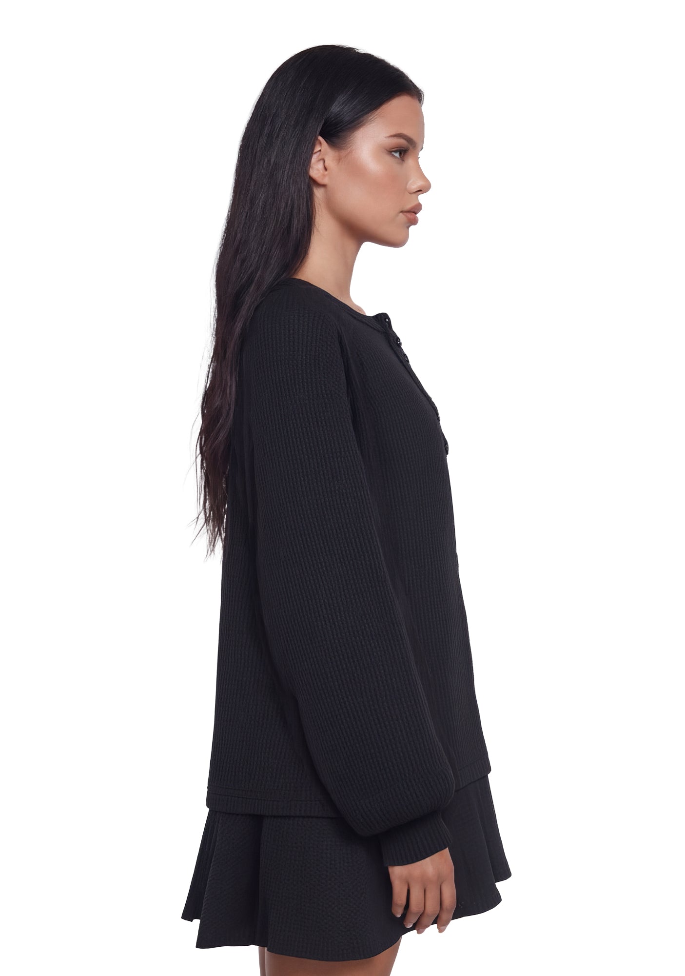 First Glances Trapeze Dress - Black