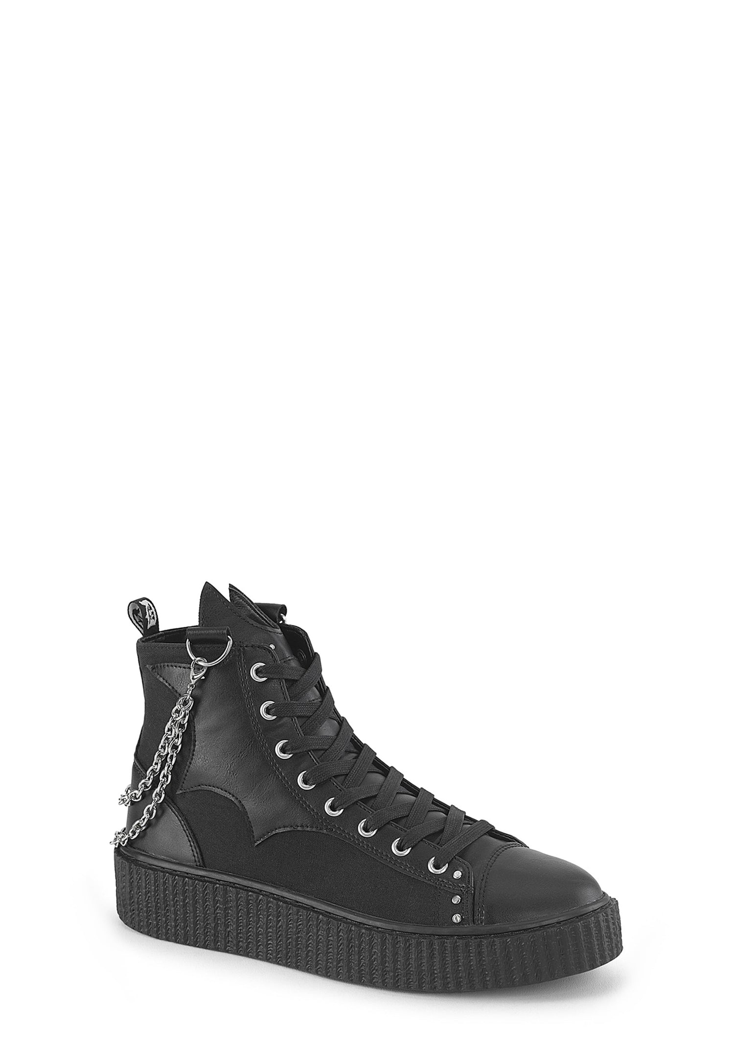 Sneeker-230 Bat Wing Platform High Top Sneaker