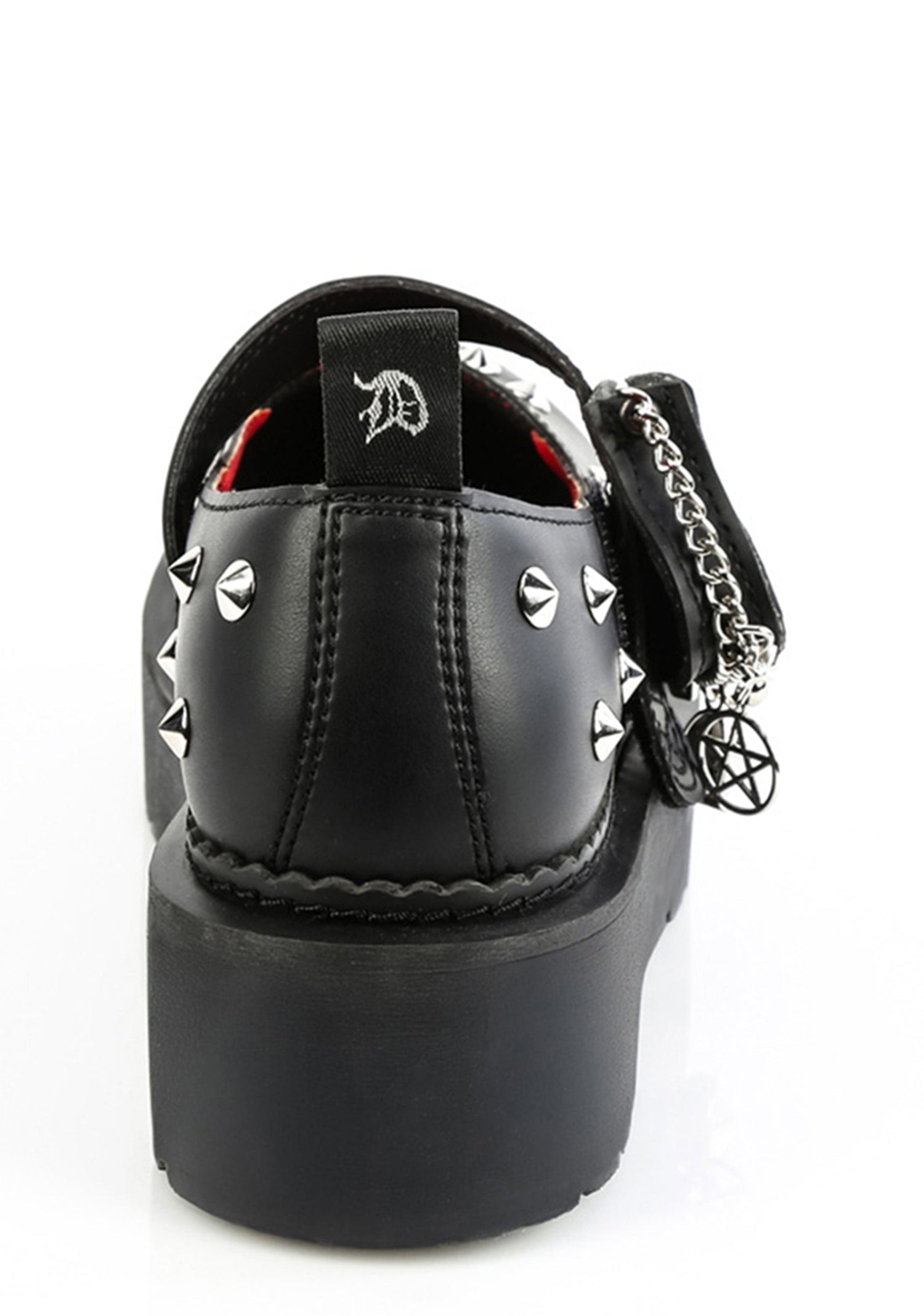 Rebel-01 Platform Studded Mary Janes