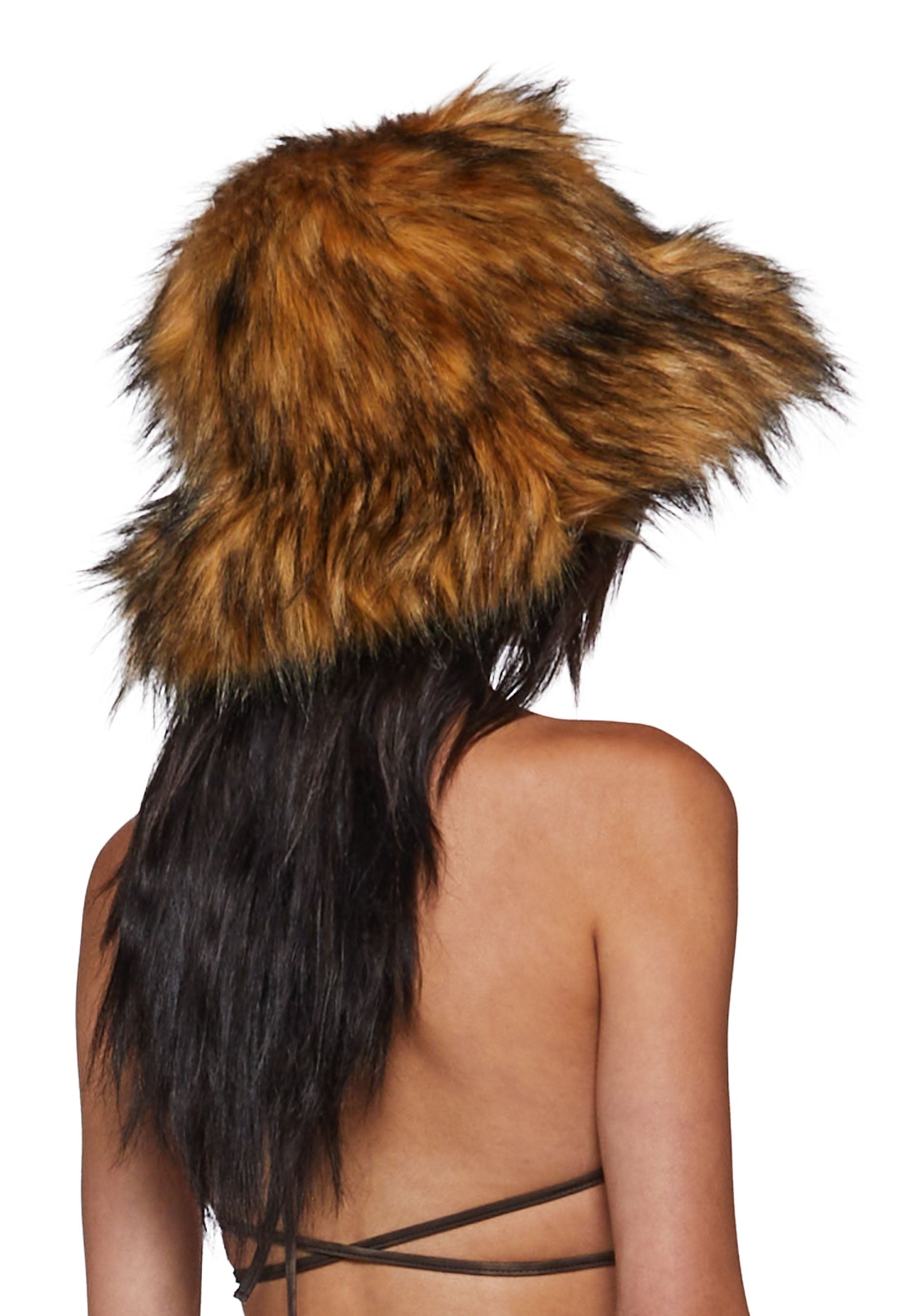 Flirty Fuzzy Bucket Hat - Brown