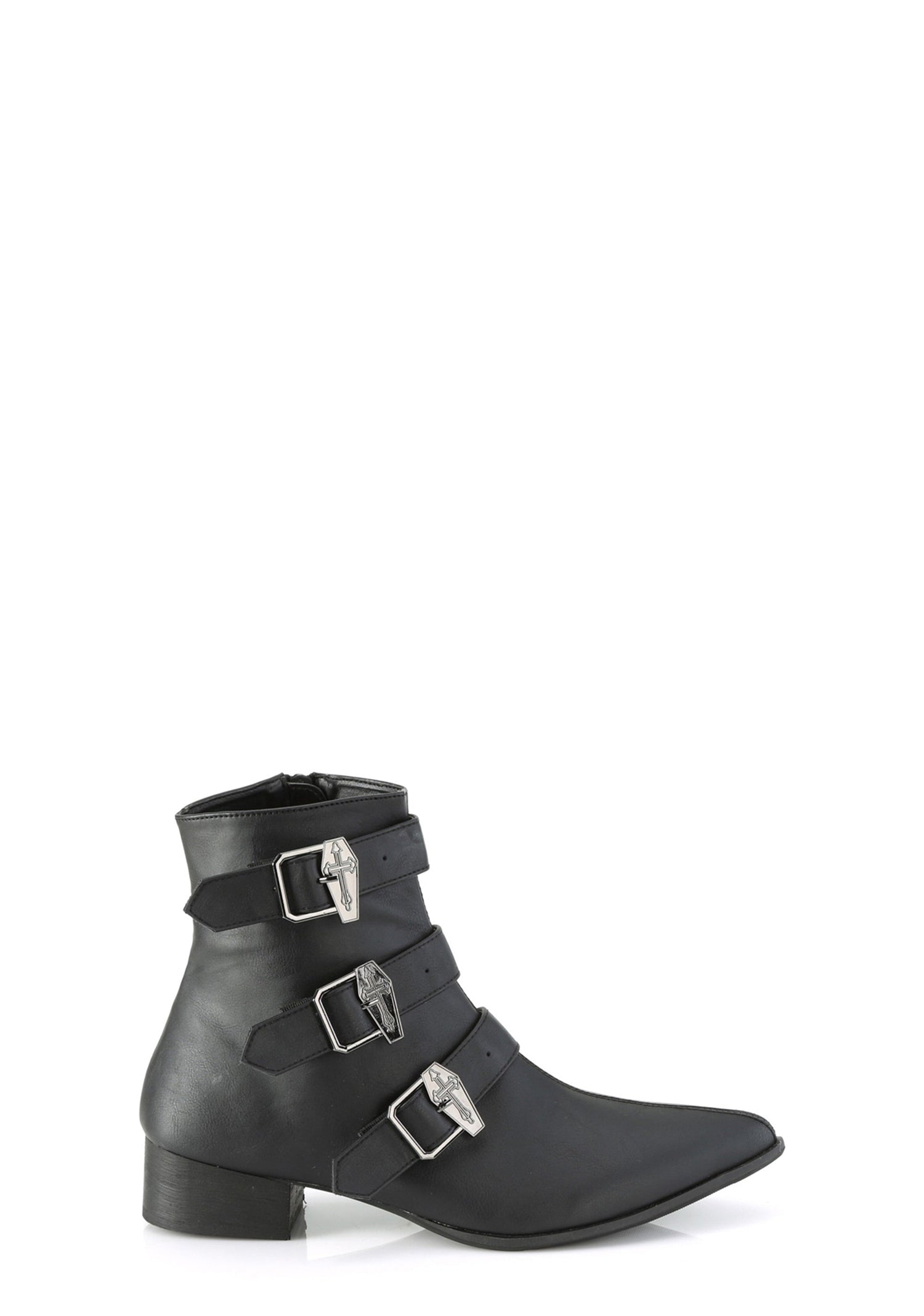 Warlock-50-C Pointed Ankle Boots