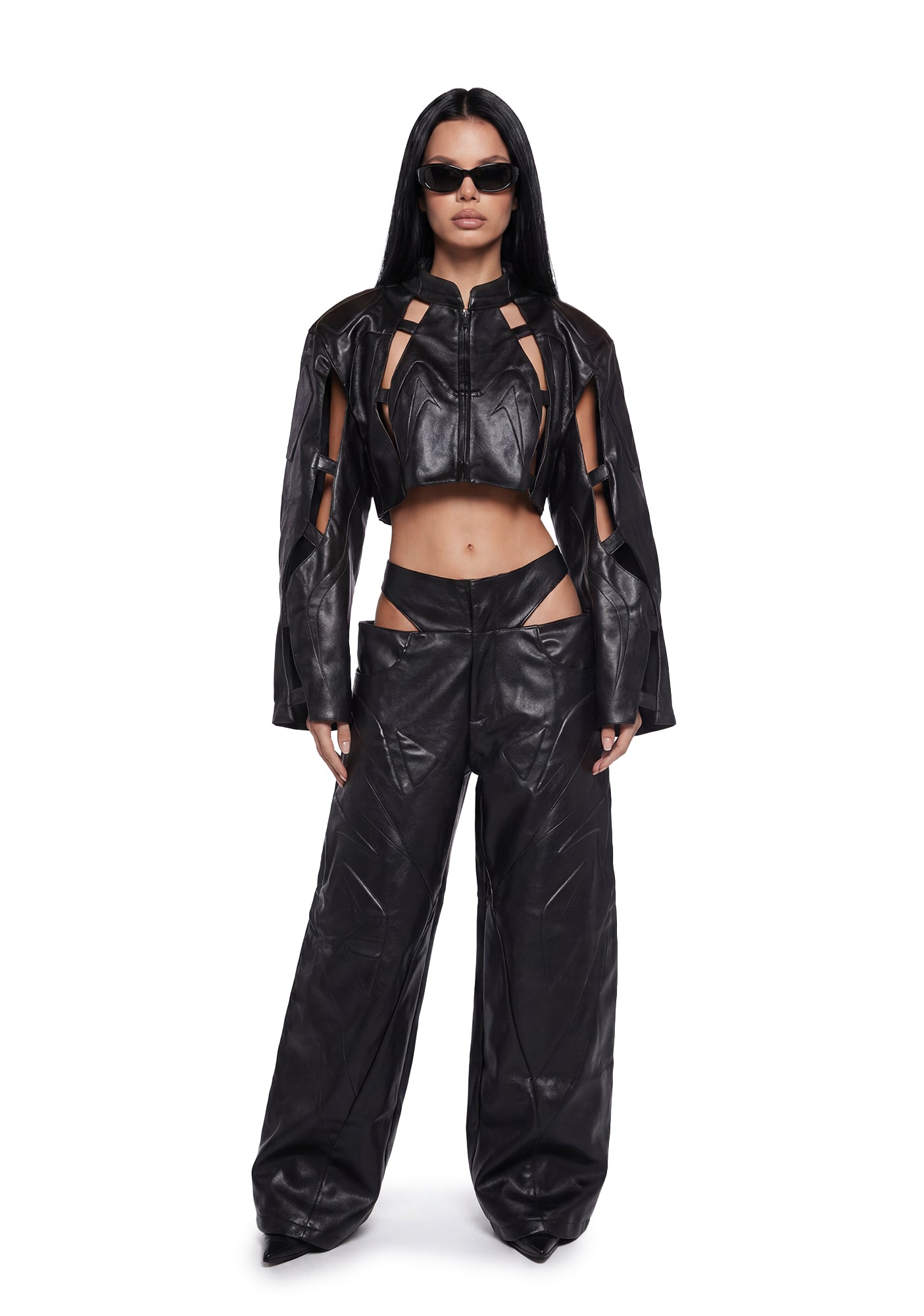 Octane Leather Panty Trousers