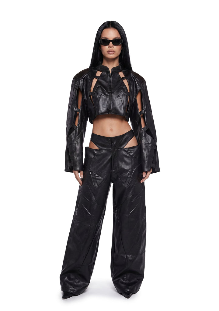 Octane Leather Panty Trousers