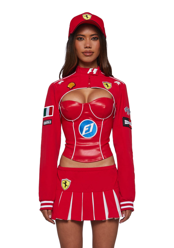 Race Car Driver Costume - Red
