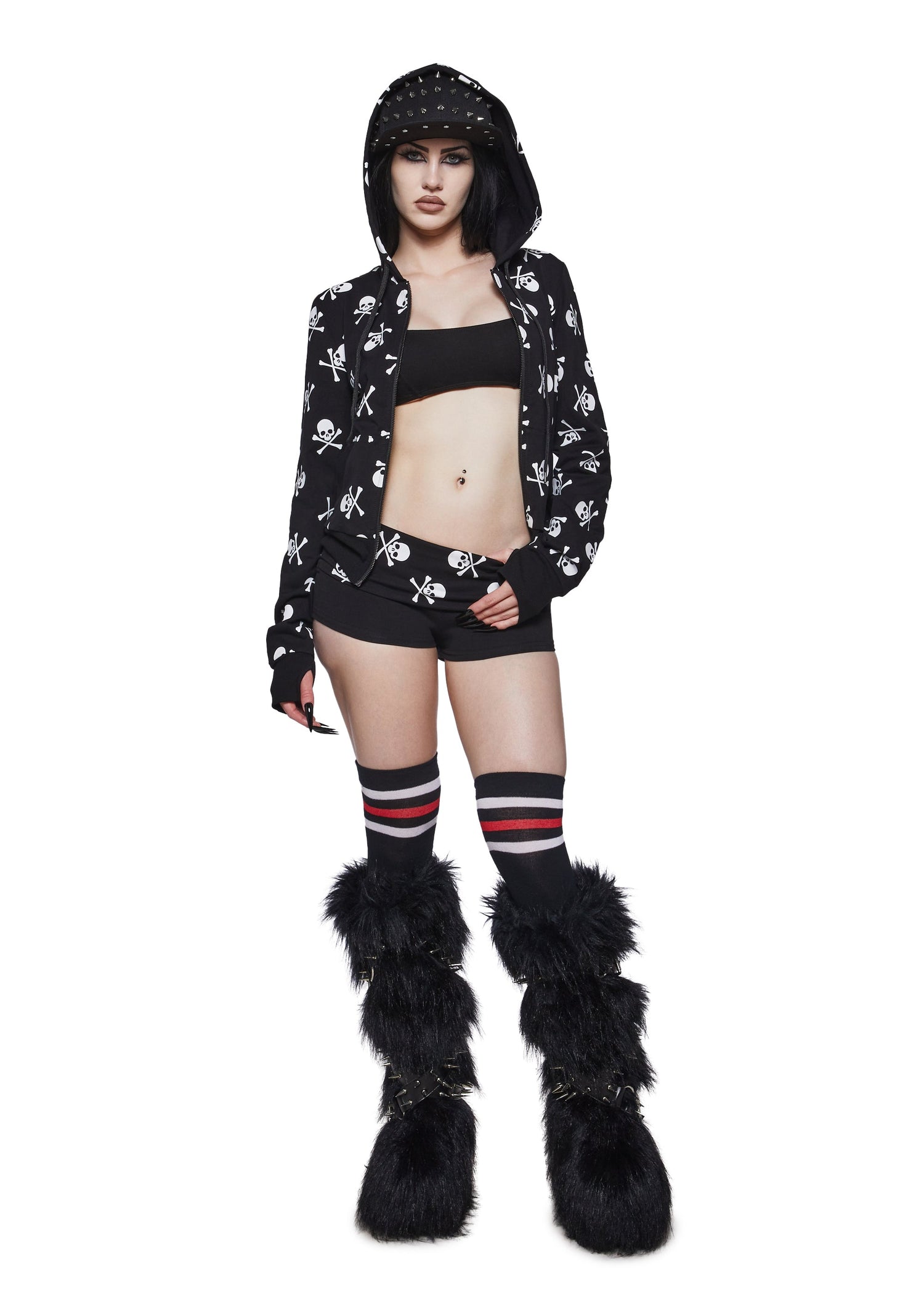 Skully Yoga Shorts