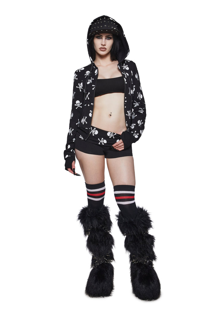 Skully Yoga Shorts