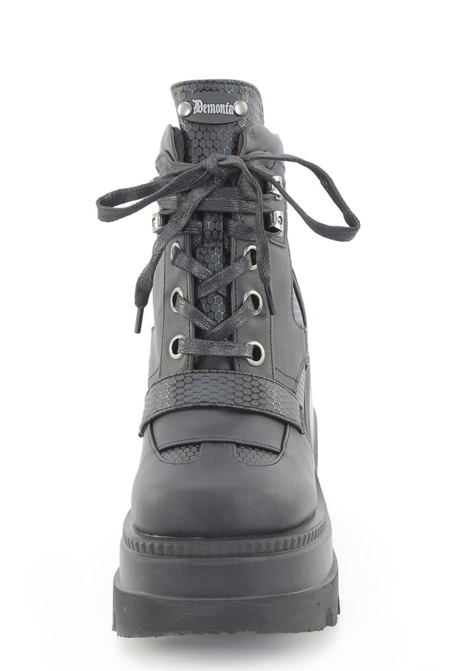Shaker-37 Mesh Platform Ankle Boots