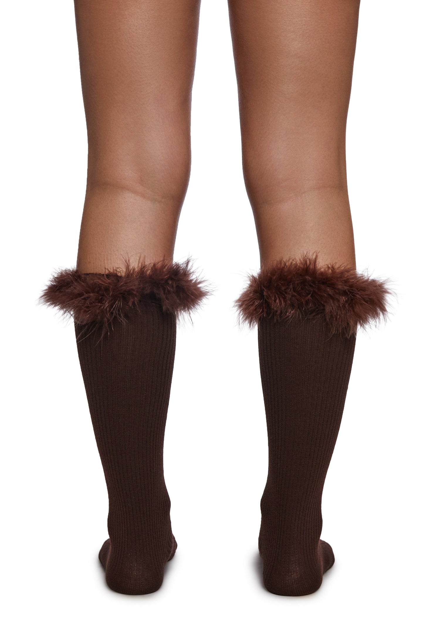Snowy Top Knit Socks