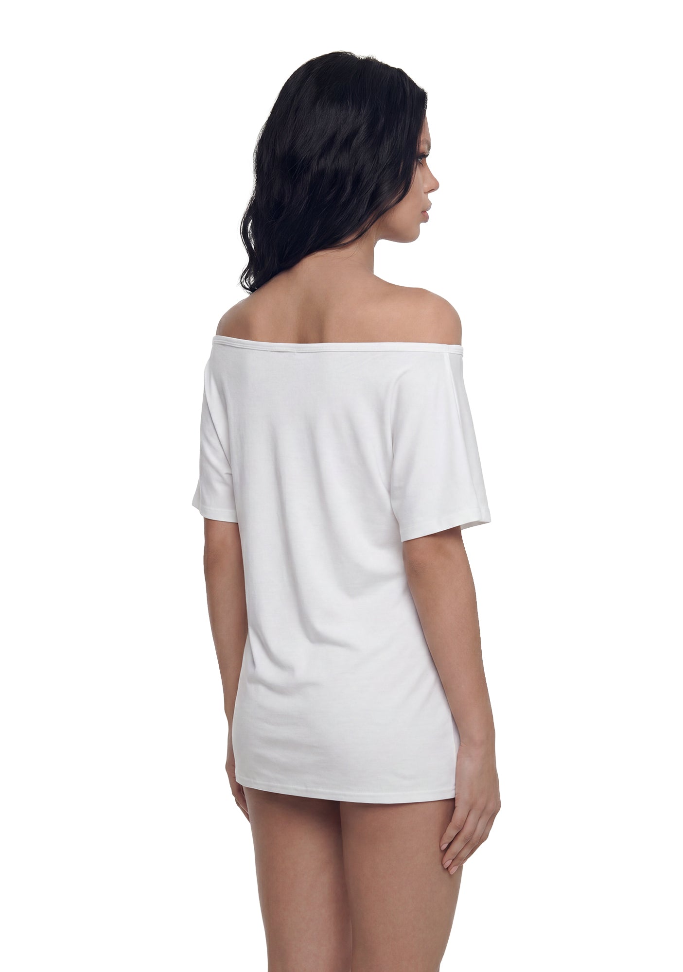 Military Parade Off The Shoulder Top