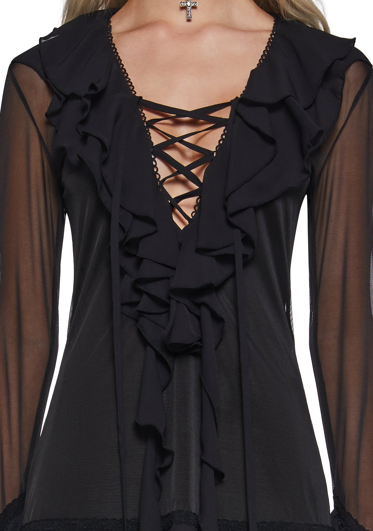 Infinite Illusion Mesh Dress