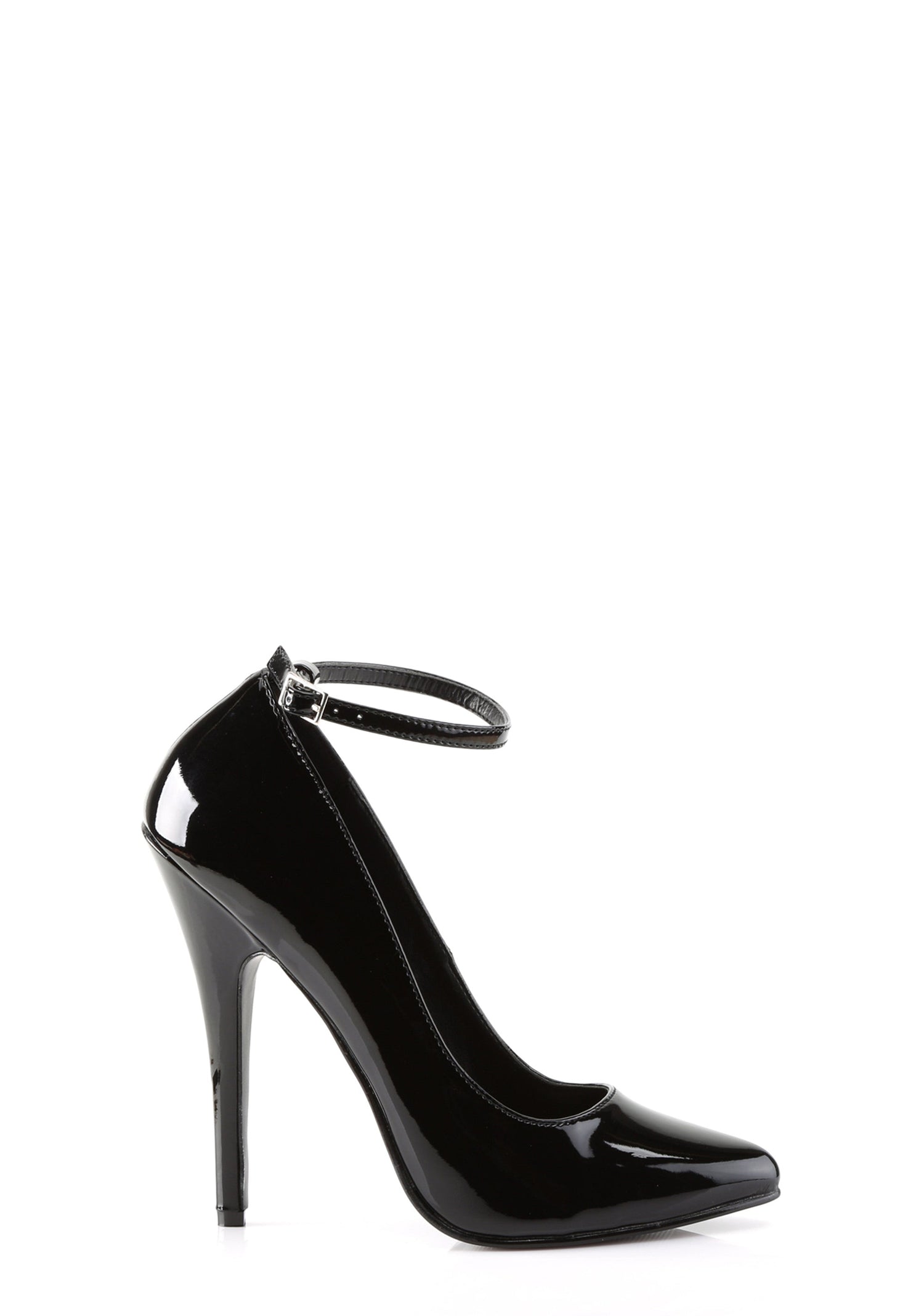 Domina-442 Mary Jane Pumps-Black-Red