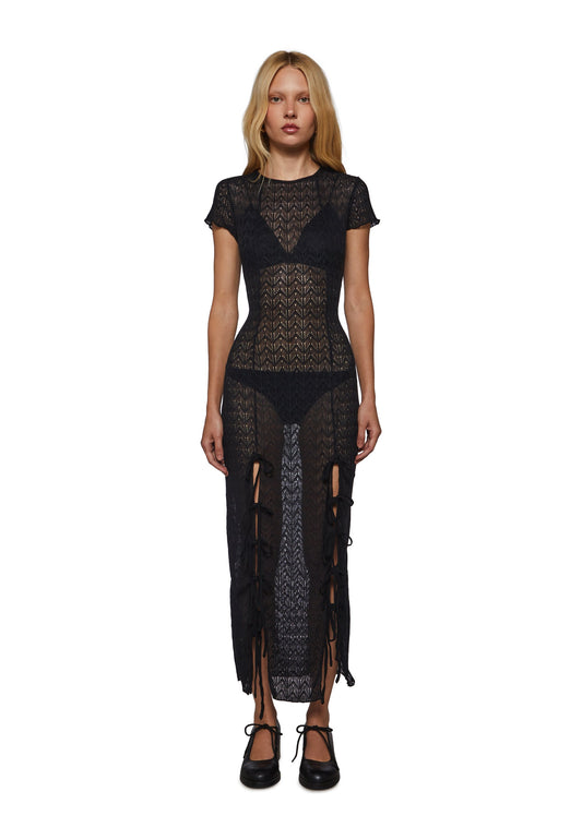 Chill Date Maxi Dress - Black