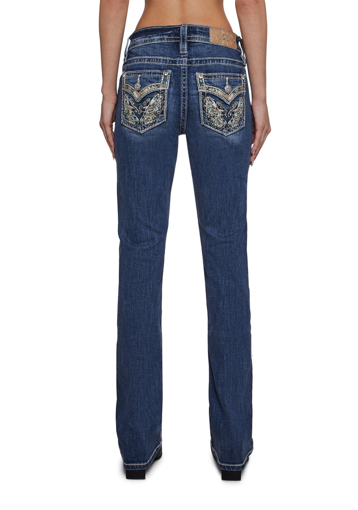 32" Mid Rise Boot Denim Jeans
