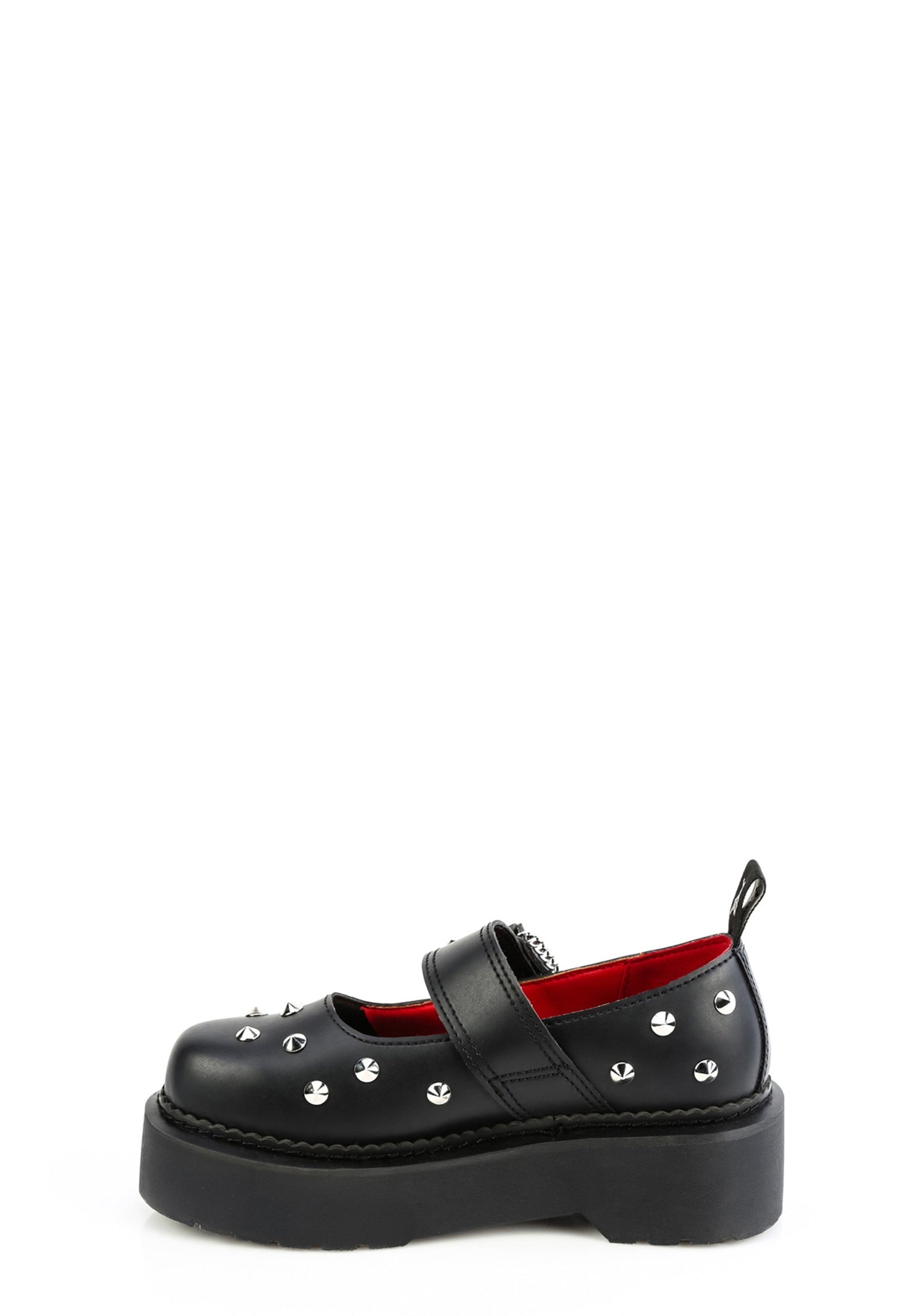 Rebel-01 Platform Studded Mary Janes