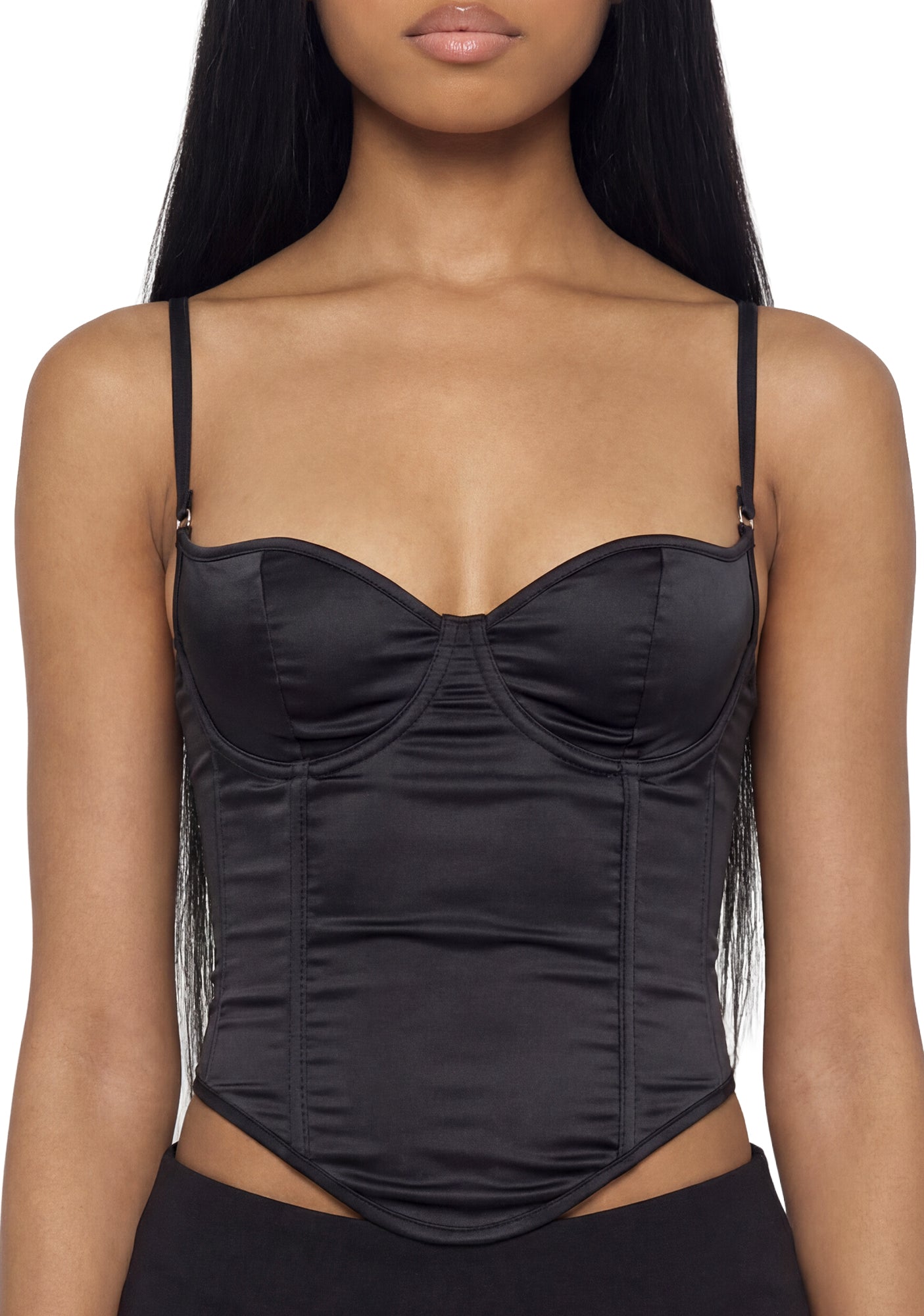 Khloe Corset Top - Black