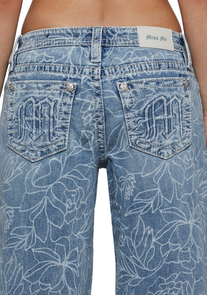 Peony Wide Leg Jeans Light Wash