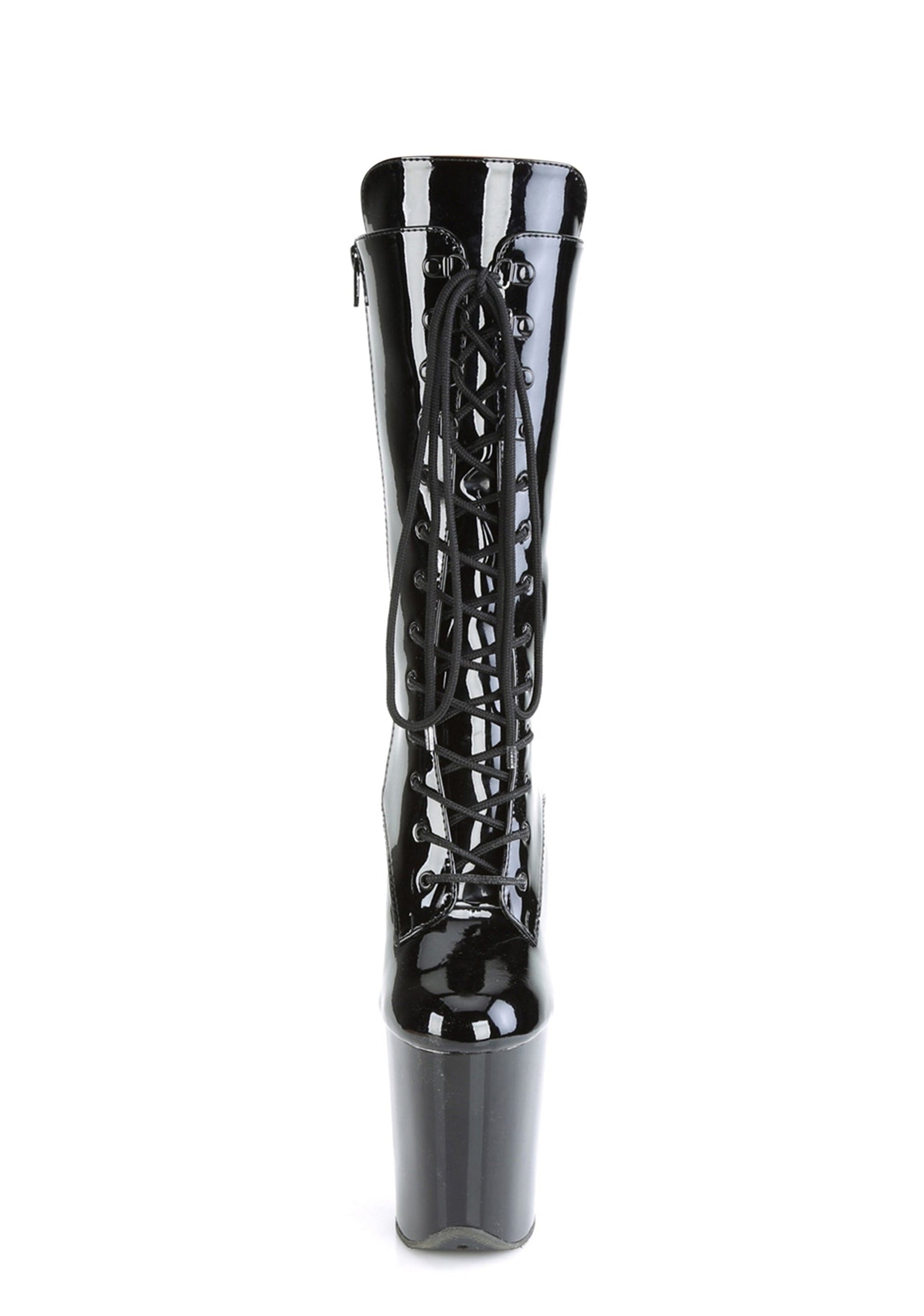 Flamingo-1050 Platform Mid-Calf Boots-Black