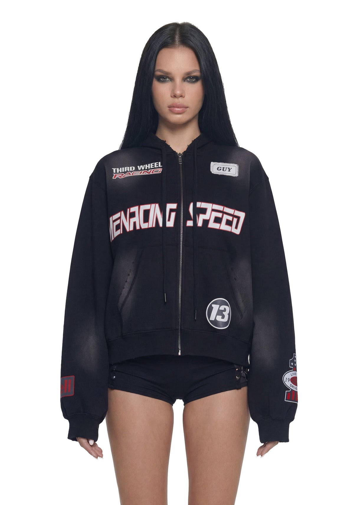 Crash Out Zip Hoodie