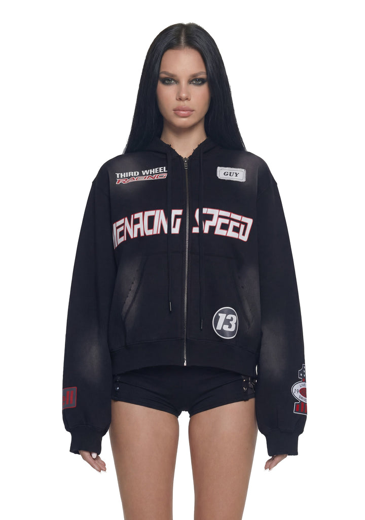 Crash Out Zip Hoodie