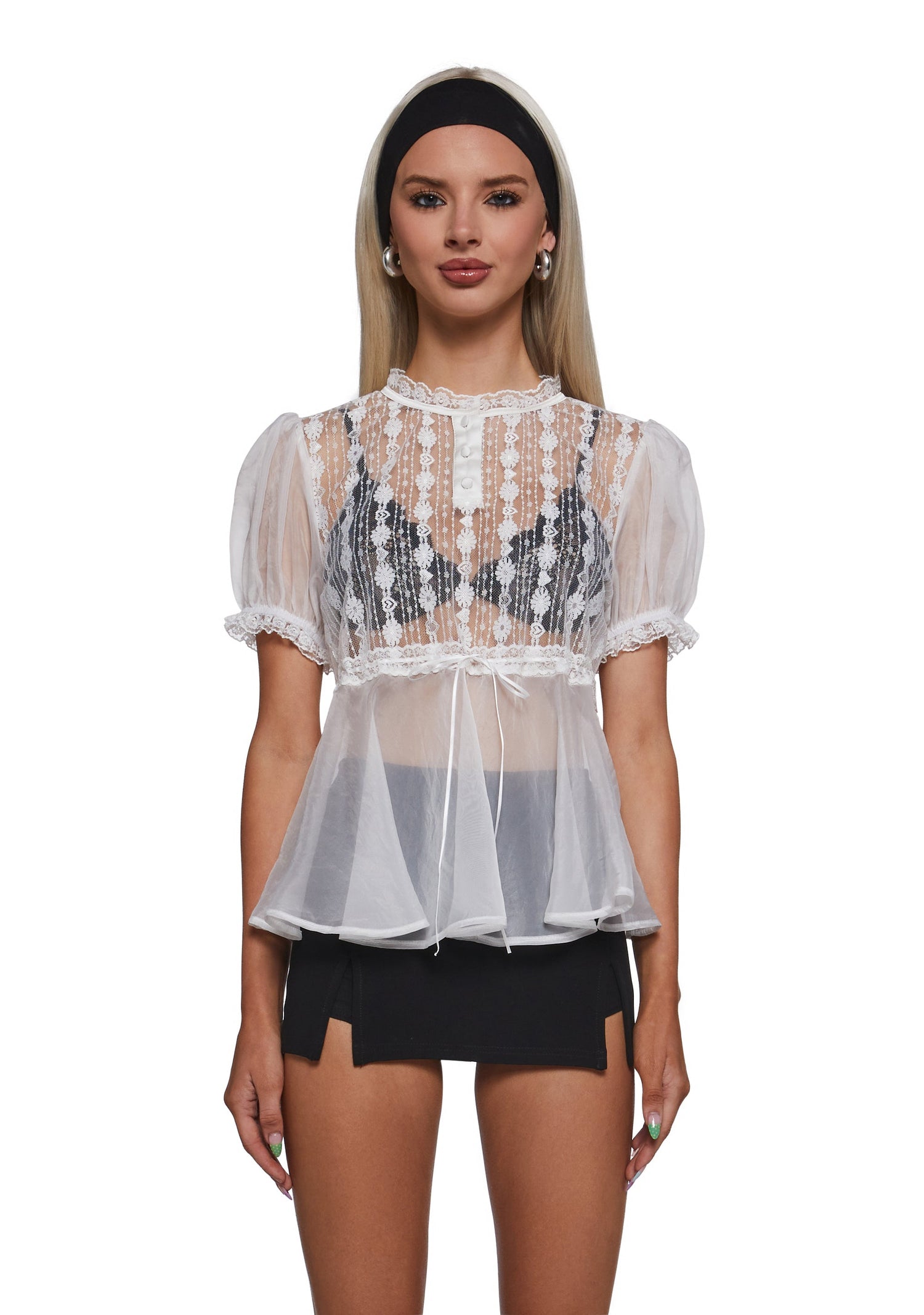 Screenshot This Sheer Blouse