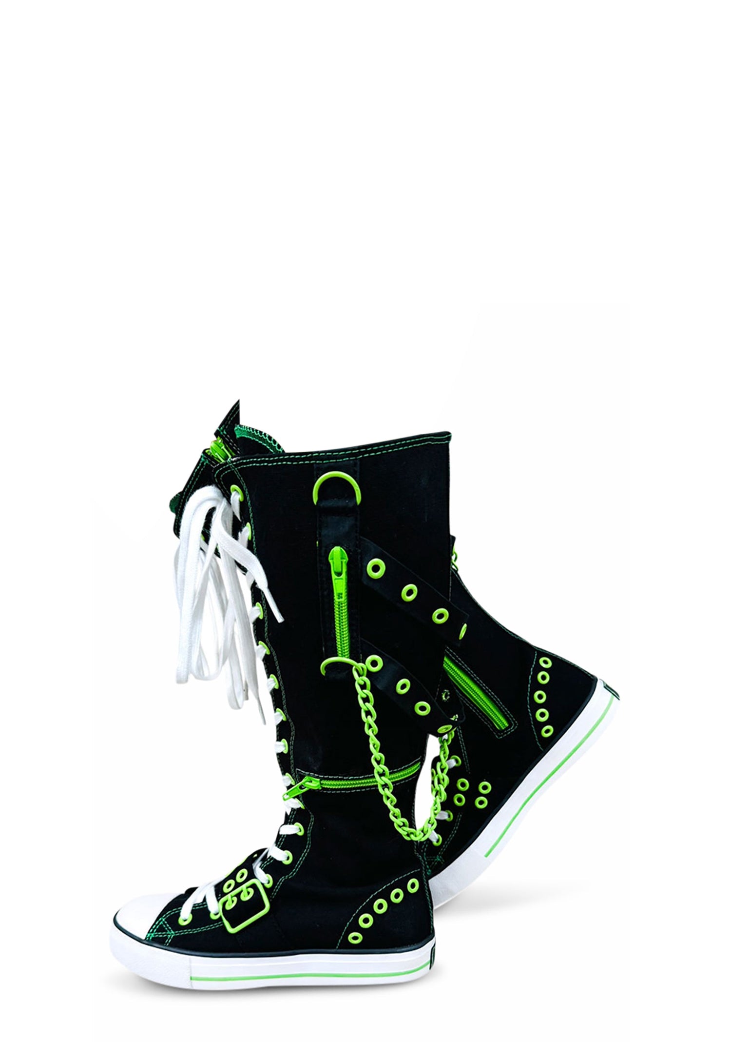 Rawr XD OG Knee High Sneakers - Green