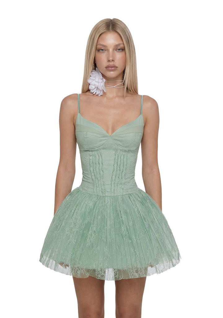 Sage Garden Lace Dress