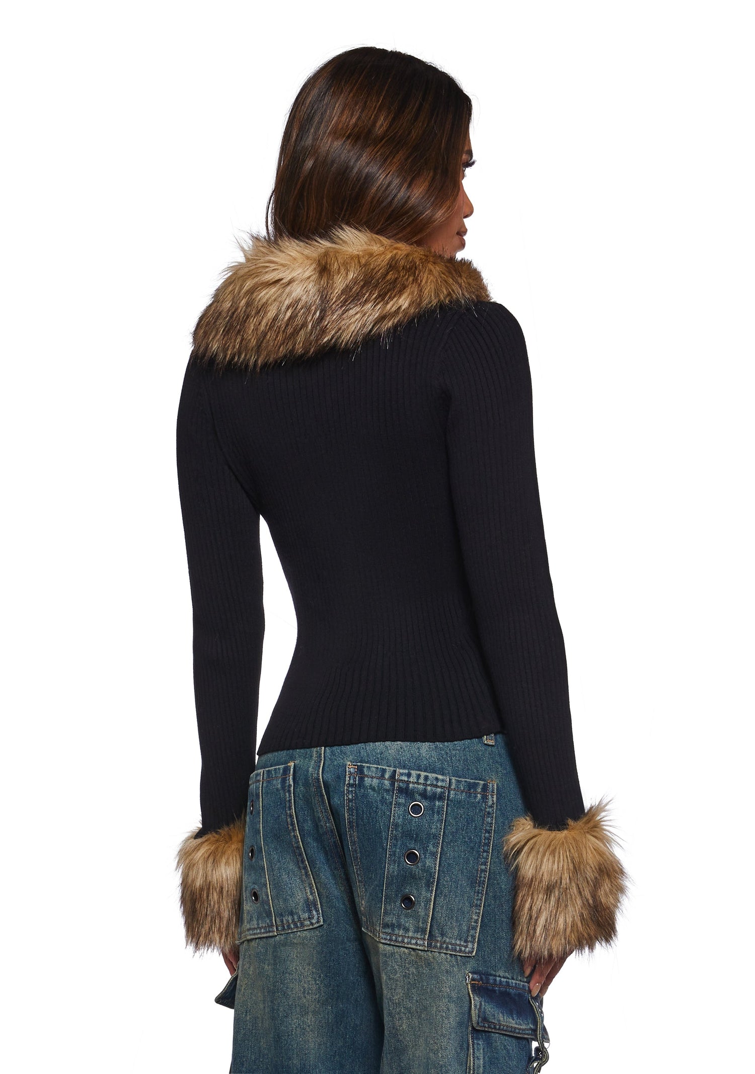 Chilly Mood Knit Ribbed Cardigan