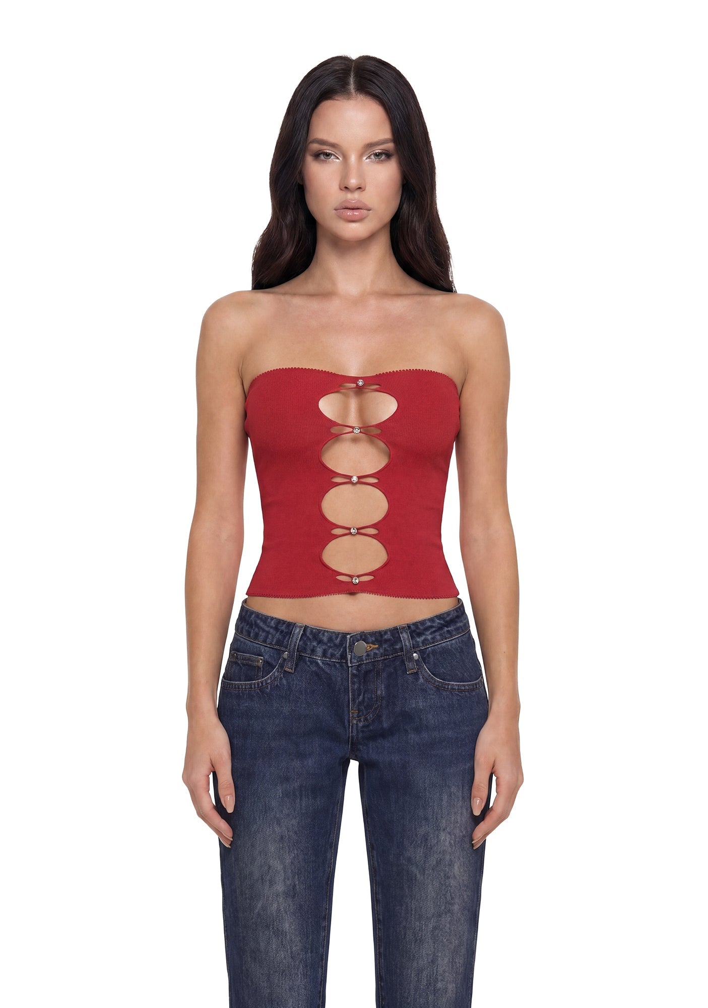 Arch Enemy Tube Top - Red