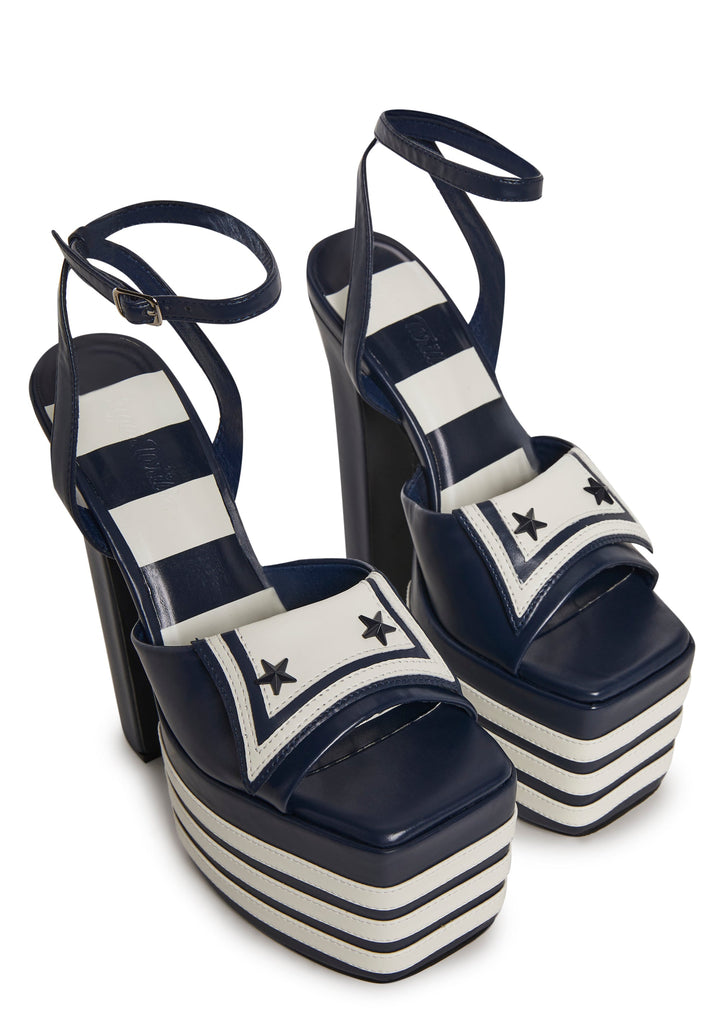 Mariniere Platform Sandal