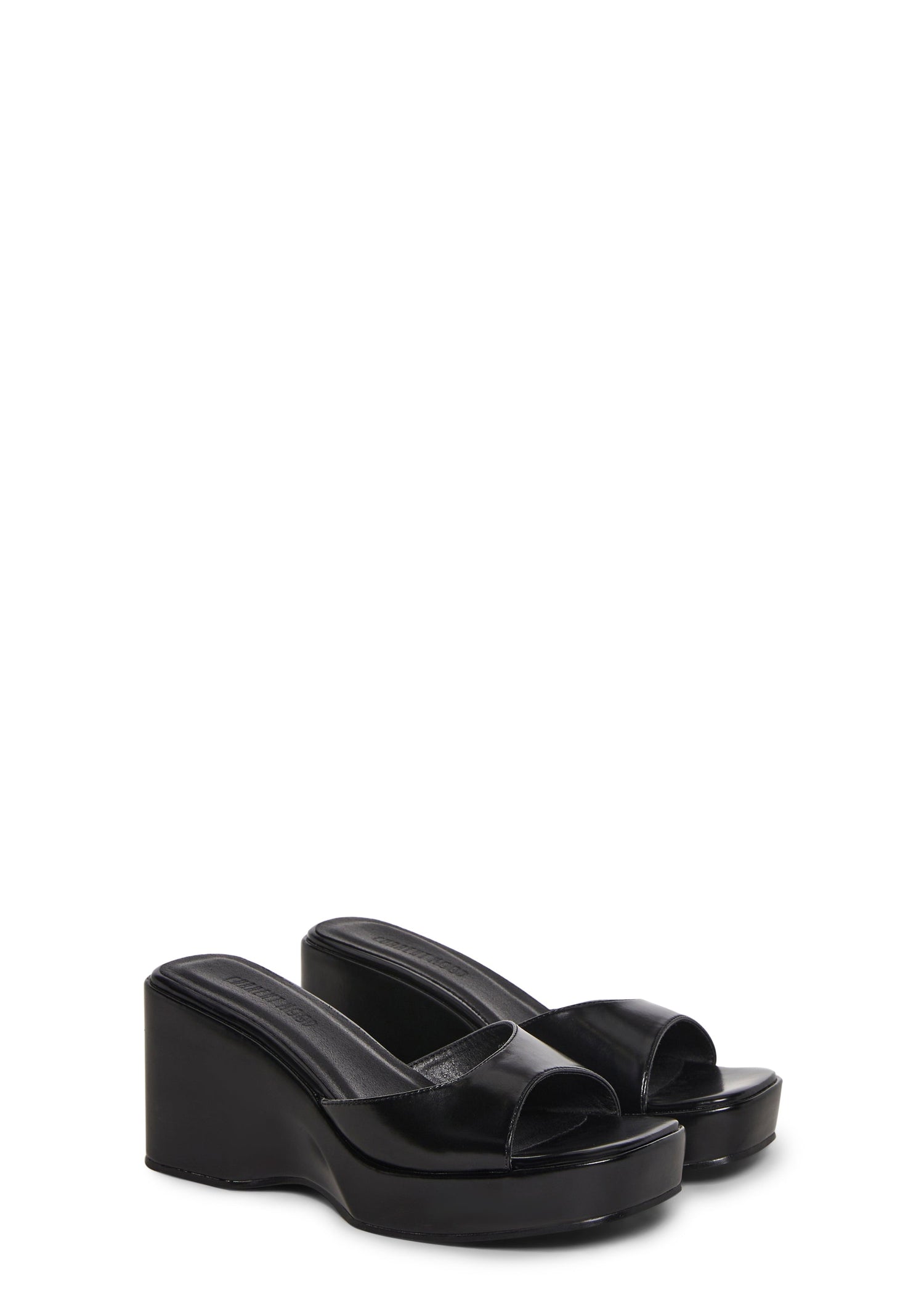 Jennie Wedge Sandal - Black