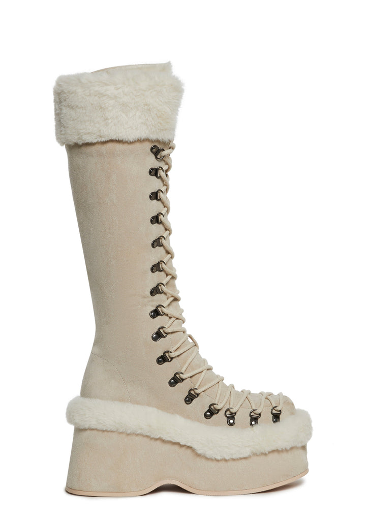 Flash On Platform Boots