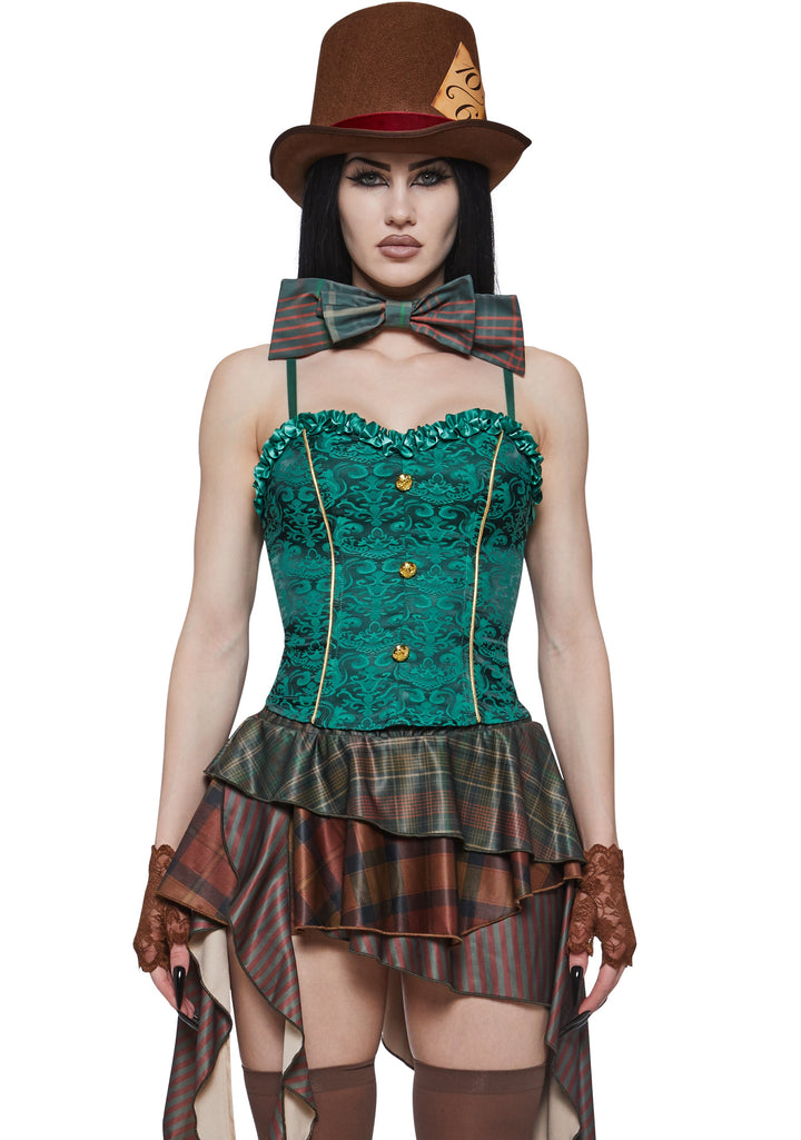 Mad Hatter Corset Costume