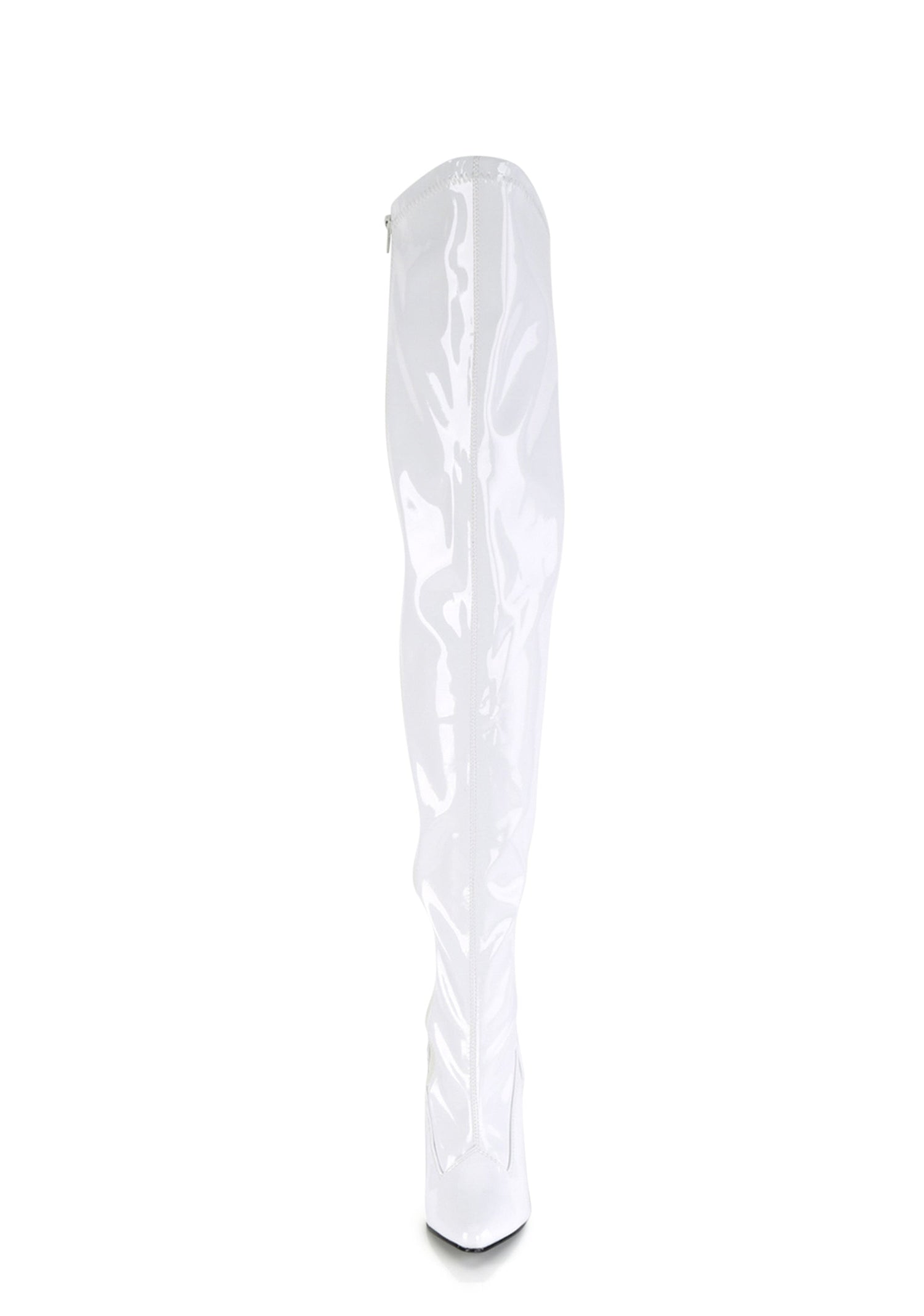 Seduce-3000 Thigh High Boots-White