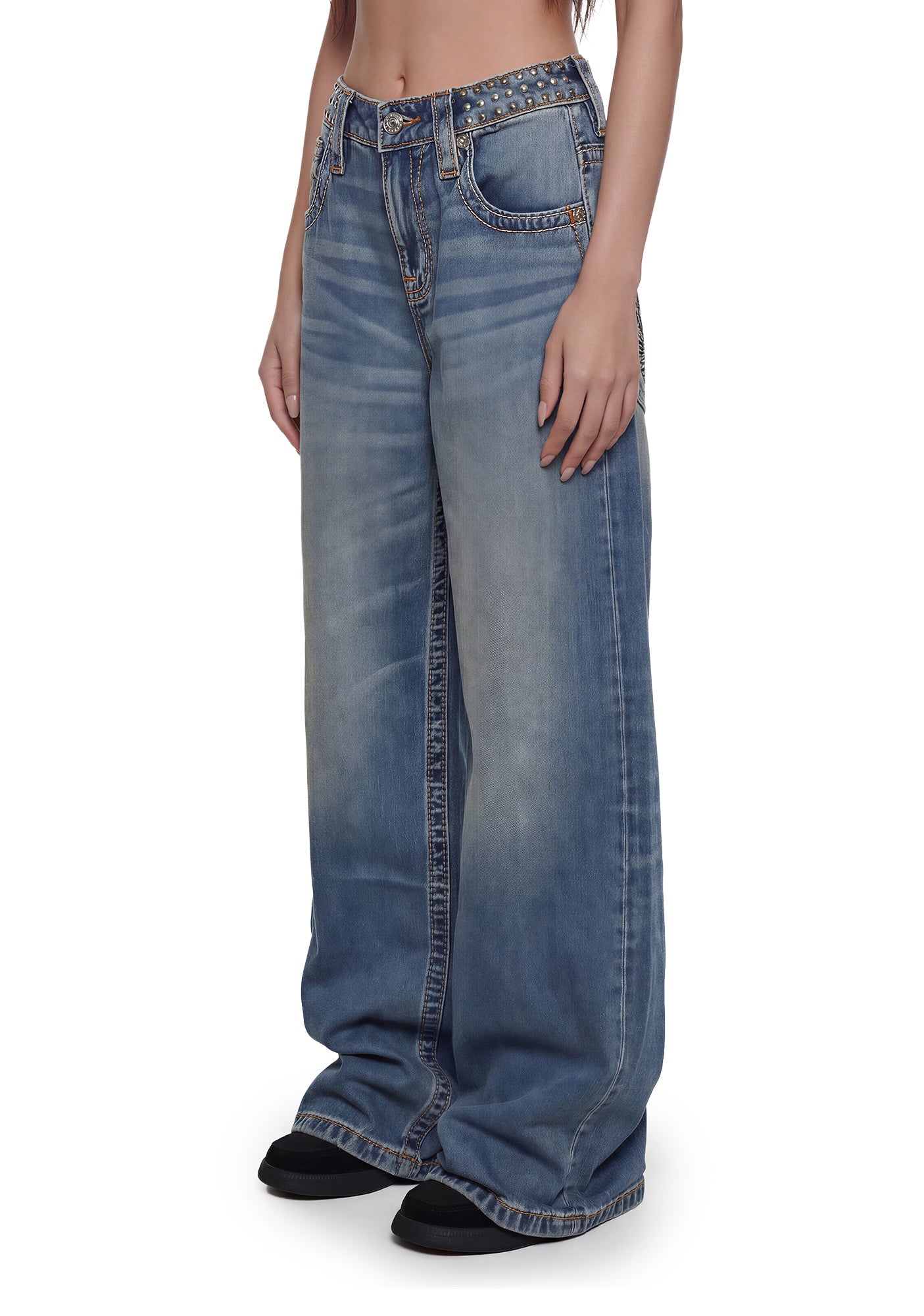 Corina Baggy Wide Leg 32"