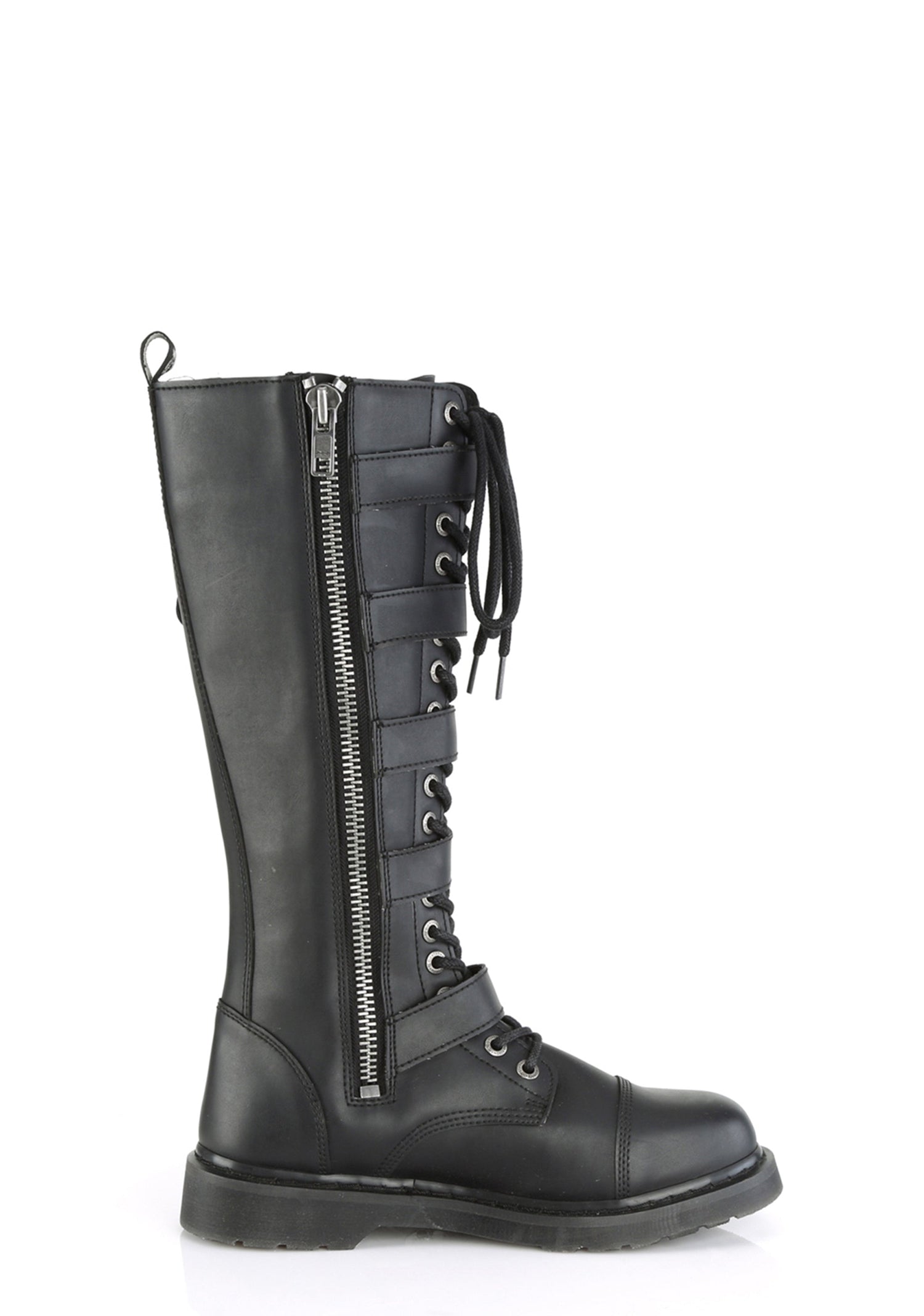 Bolt-425 Buckle Knee High Combat Boots