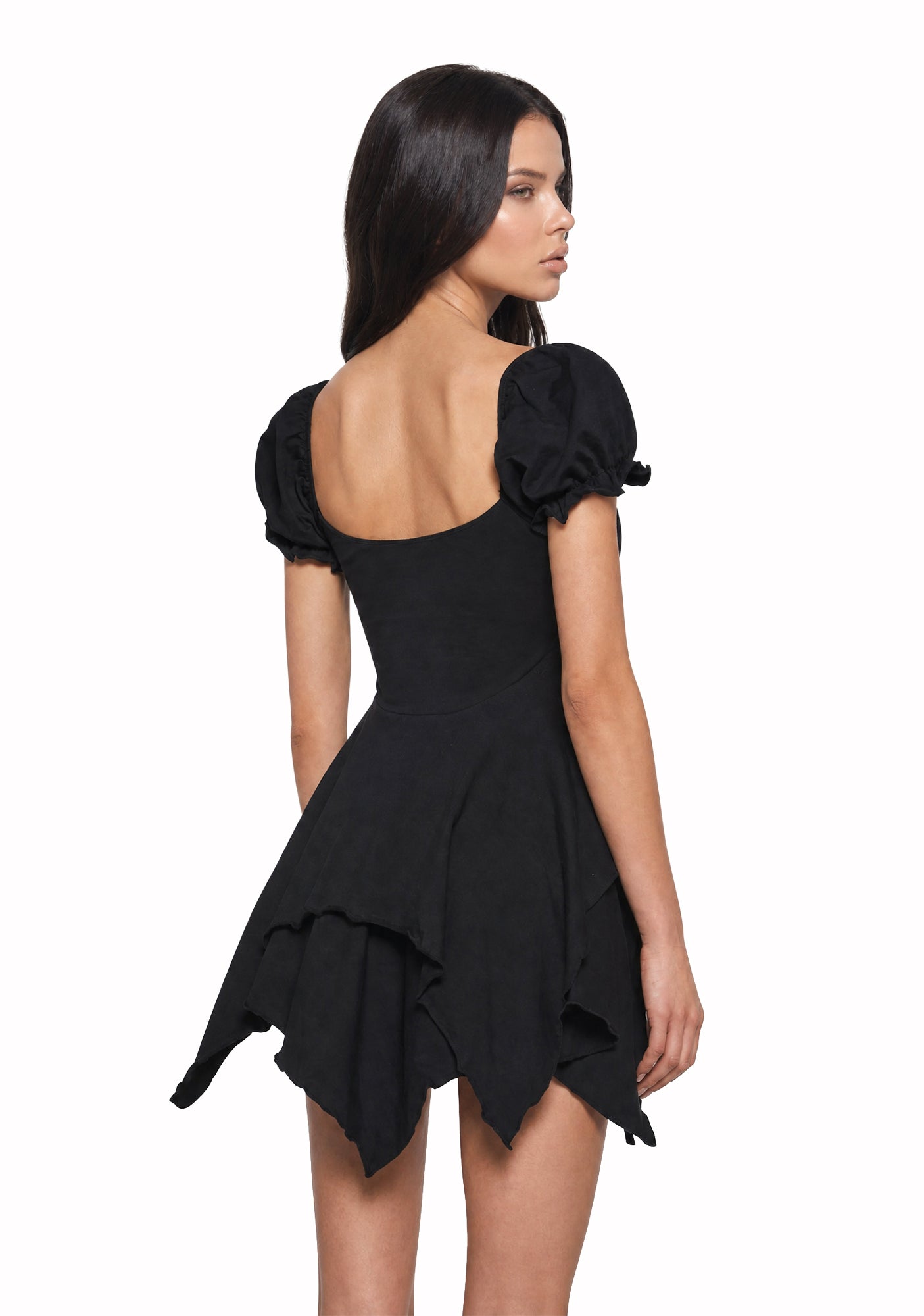 Chasin' Rainbows Mini Dress - Black