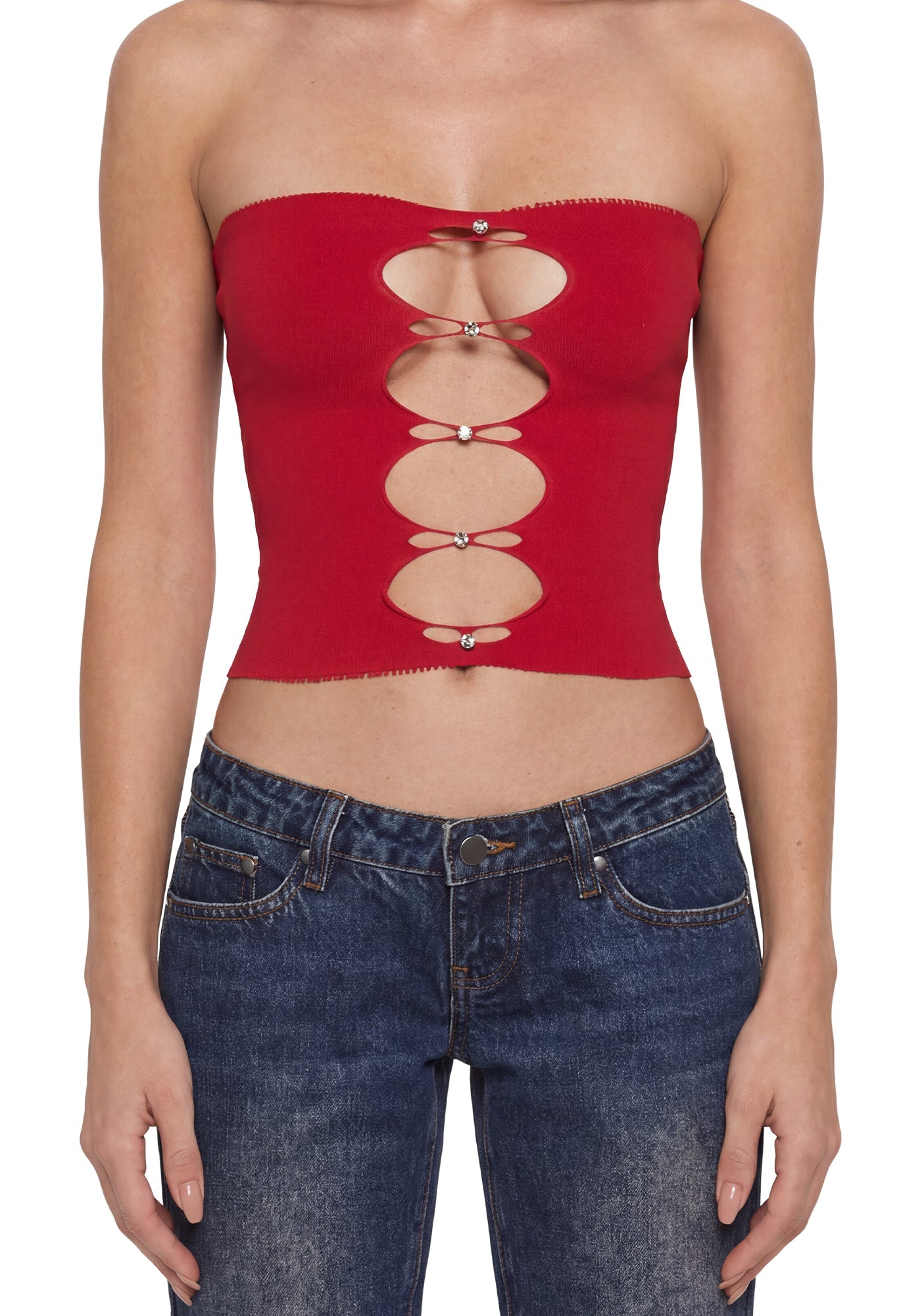 Arch Enemy Tube Top - Red