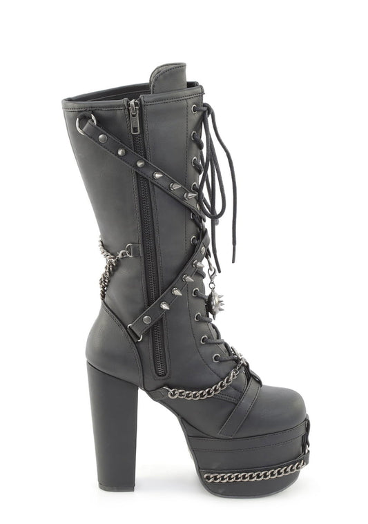 Torment-156 Studded Knee High Platform Boots