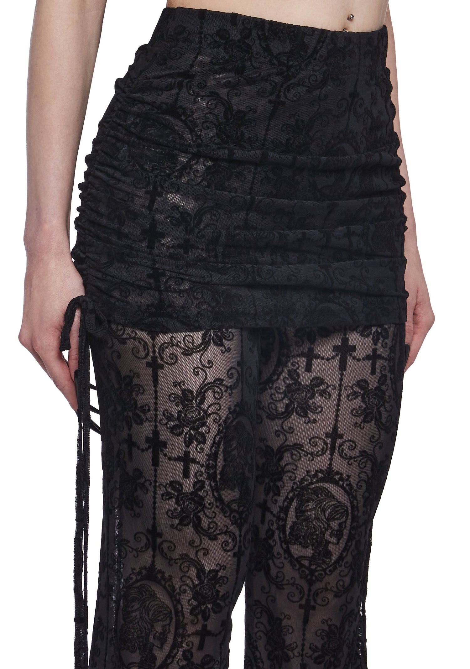 Victorian Goth Mesh Pants