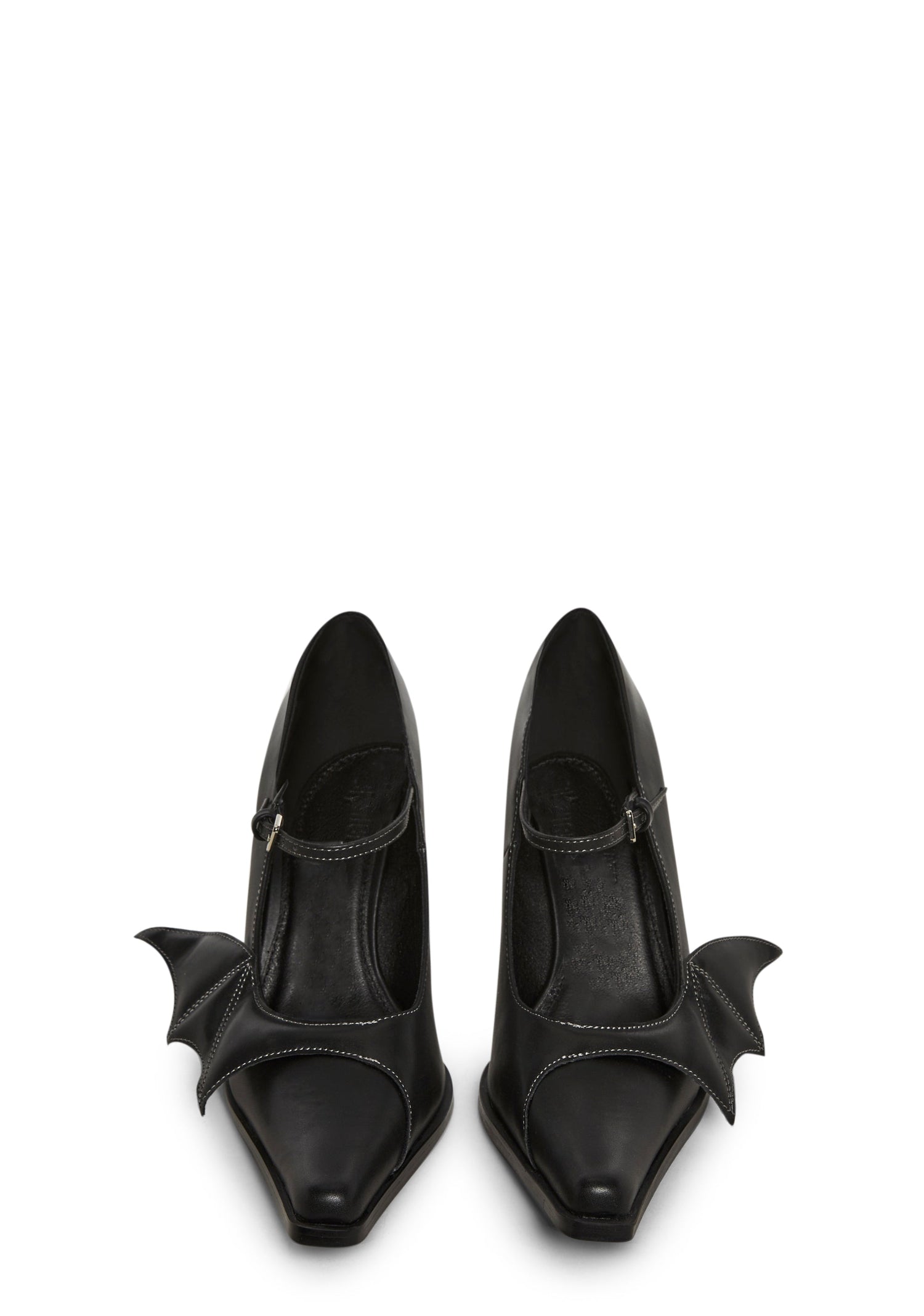 Bat Wing Pointed Heel